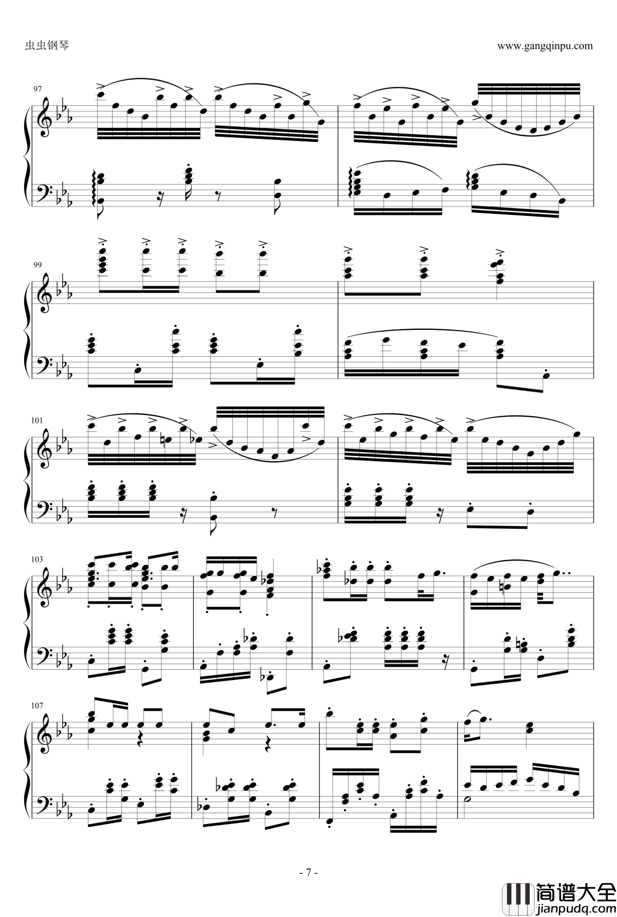 睫毛弯弯钢琴谱_钢琴改编_曹格