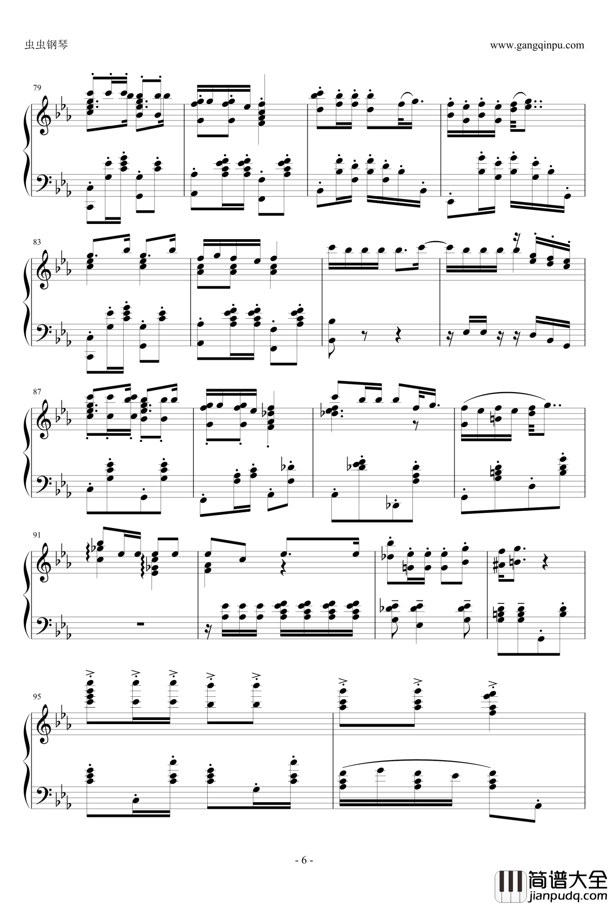 睫毛弯弯钢琴谱_钢琴改编_曹格