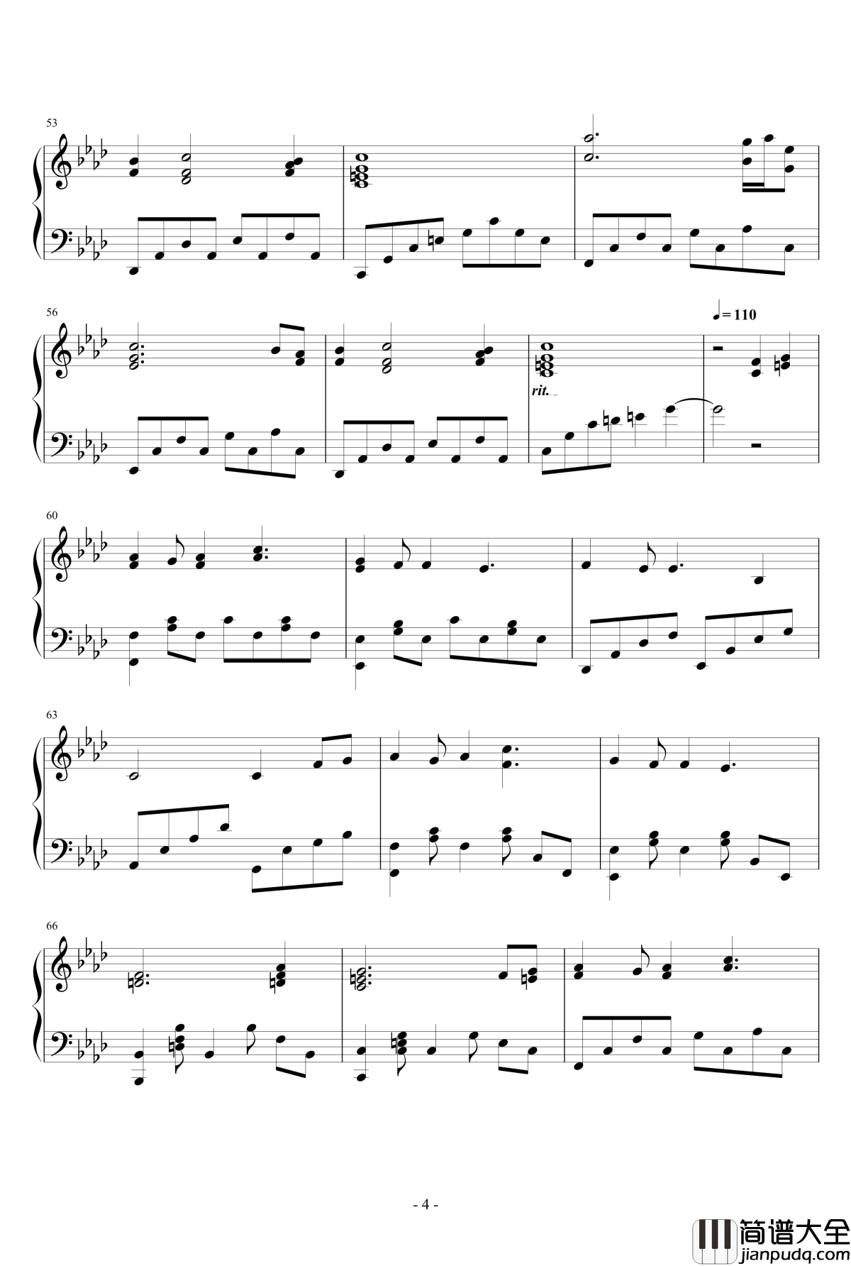 风月年韶钢琴谱_钢琴版_指头大仙