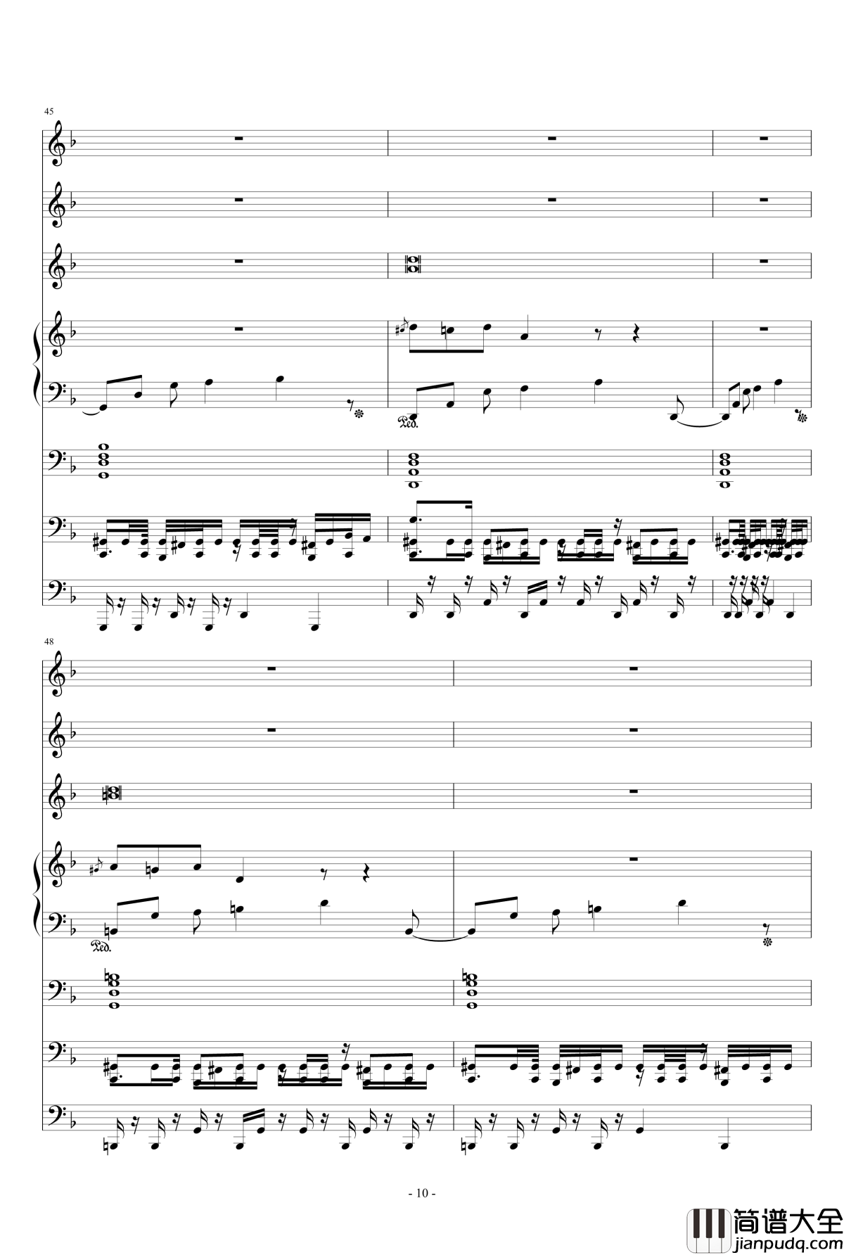 单相思钢琴谱_ellocz