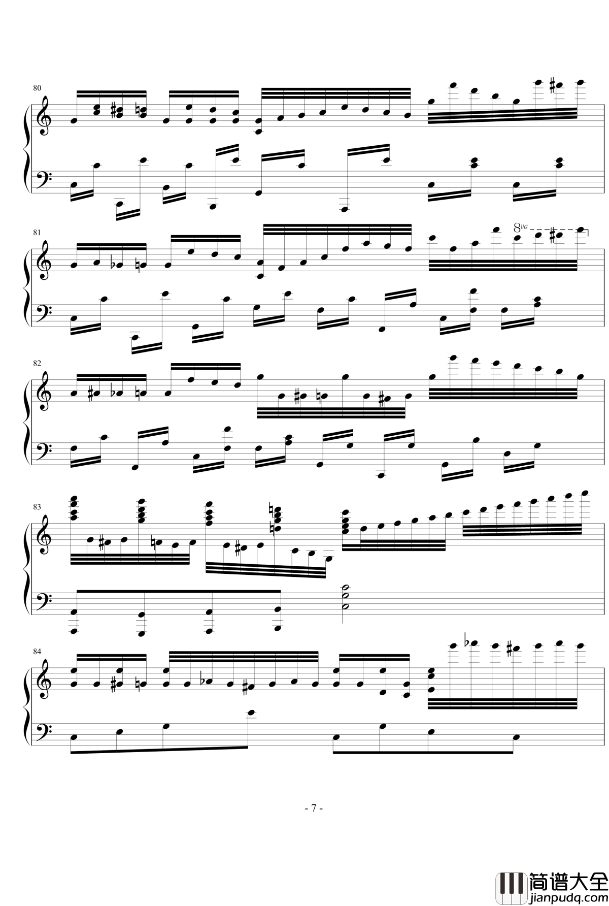 Jingle_Bells钢琴谱_大神求虐请入内_世界名曲