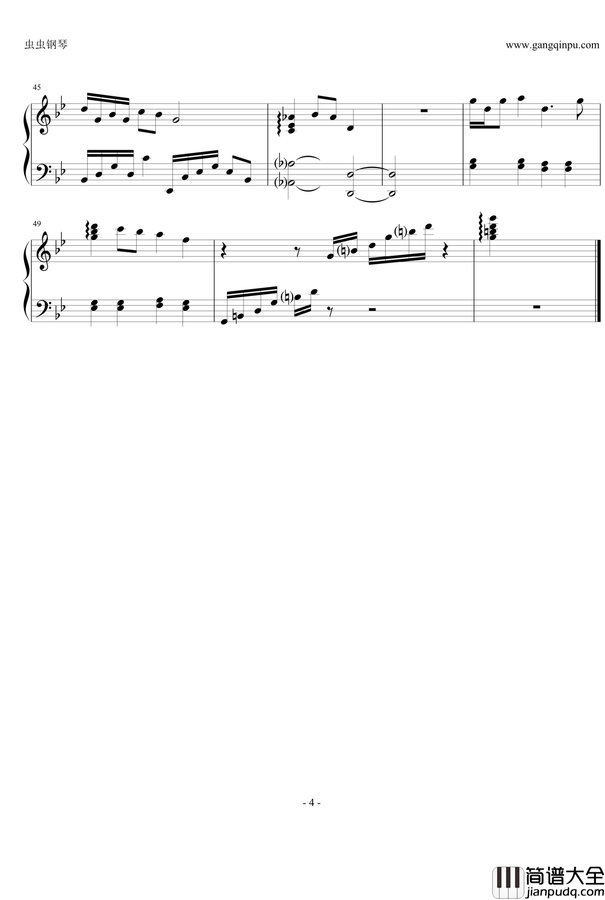 Hello钢琴谱_Jonathan_Groff