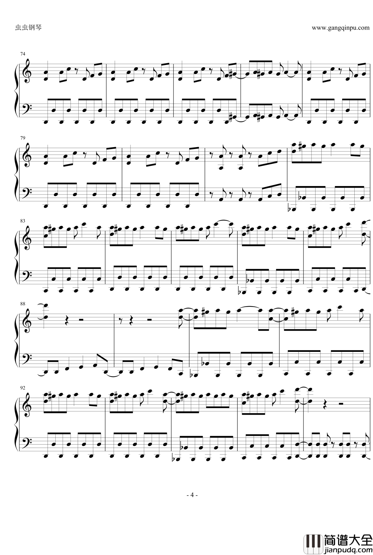 Chai_Maxx钢琴谱_朝日电视台‘お愿い!ランキング’3月片尾曲_桃色幸运草Z