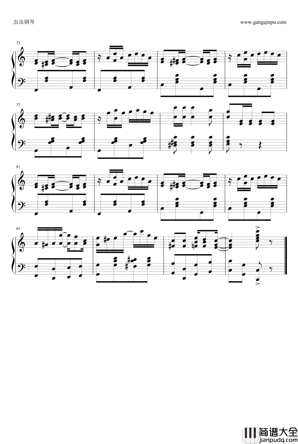 娱乐家钢琴谱_拉格泰姆_Scott_Joplin