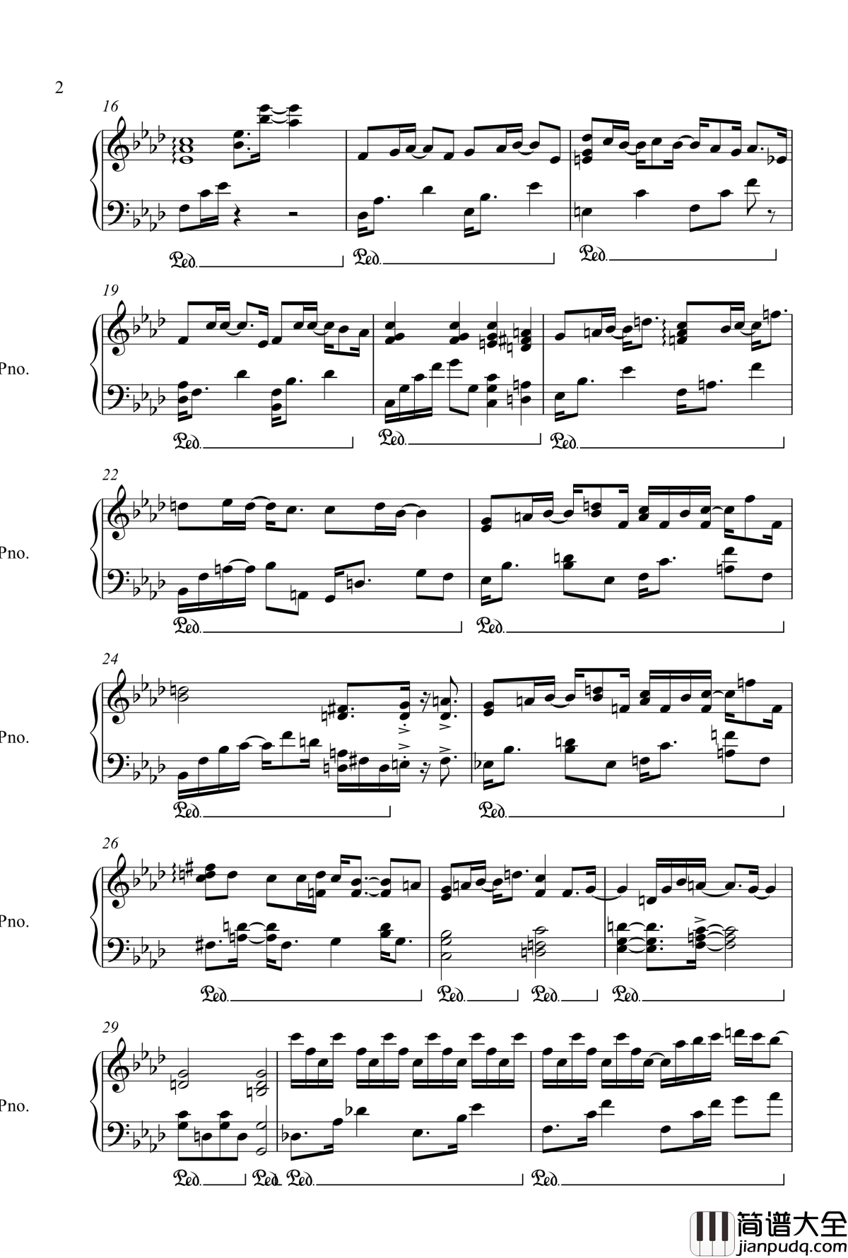 泪的声音钢琴谱_V.K