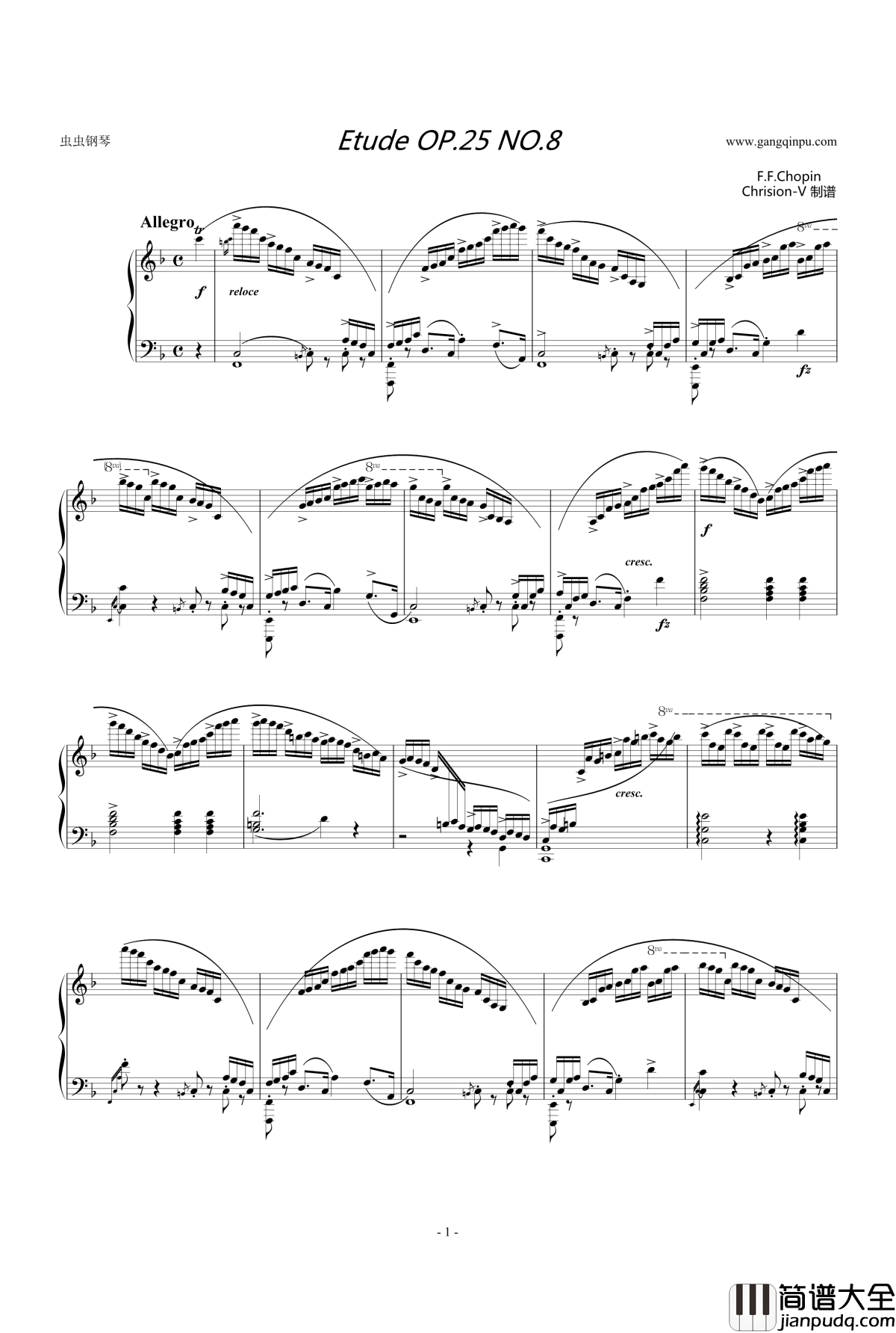 Etude_OP.10_No.8_肖邦练习曲_chopin