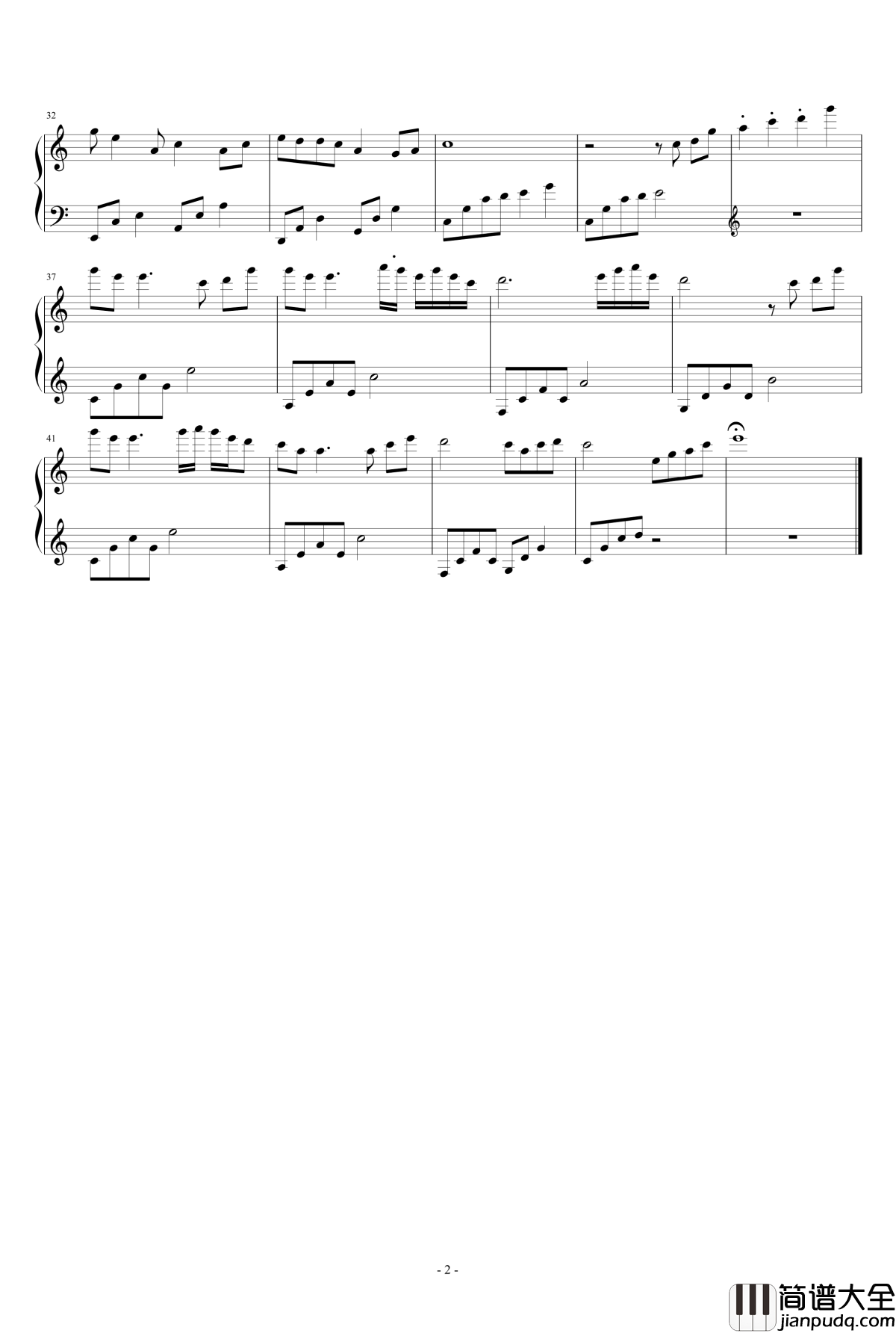 镜湖水月钢琴谱_完整版_eggming