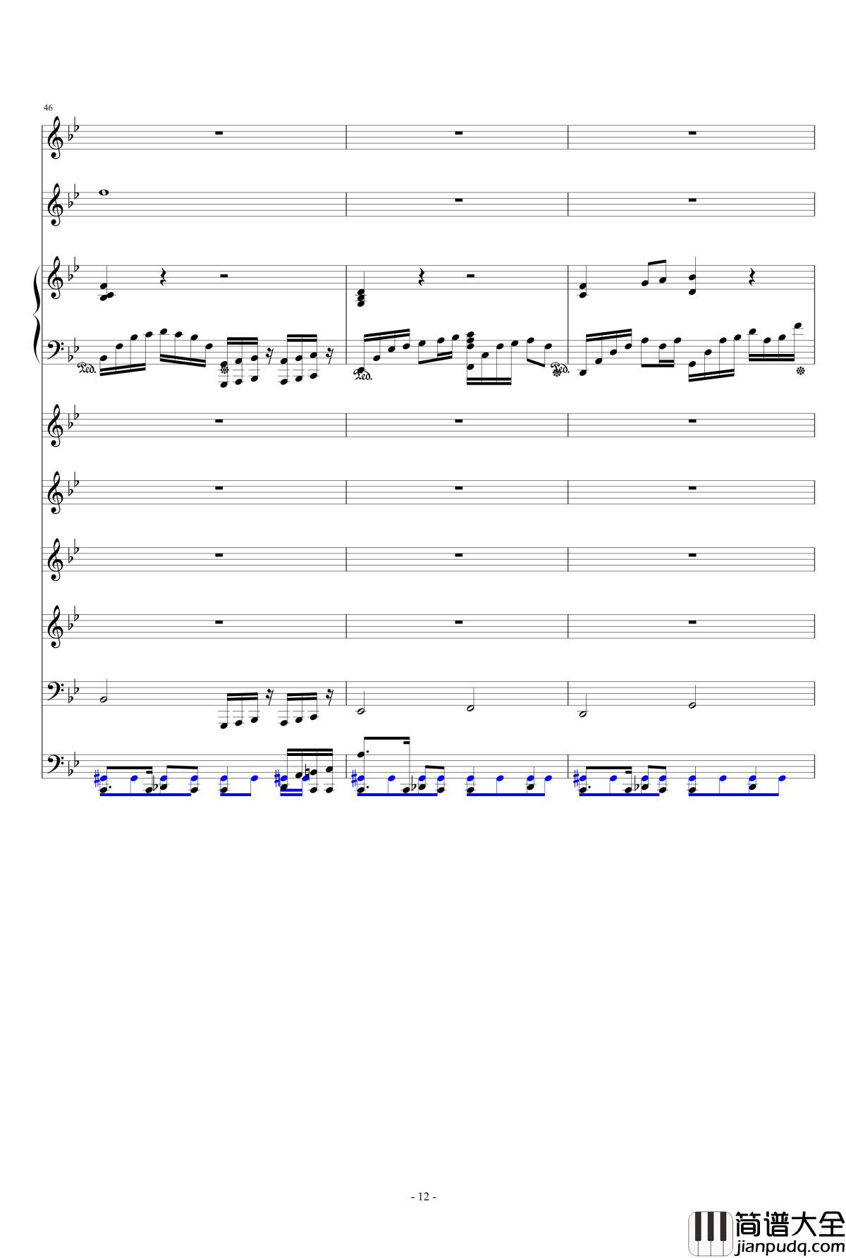 逃离自我钢琴谱_ellocz