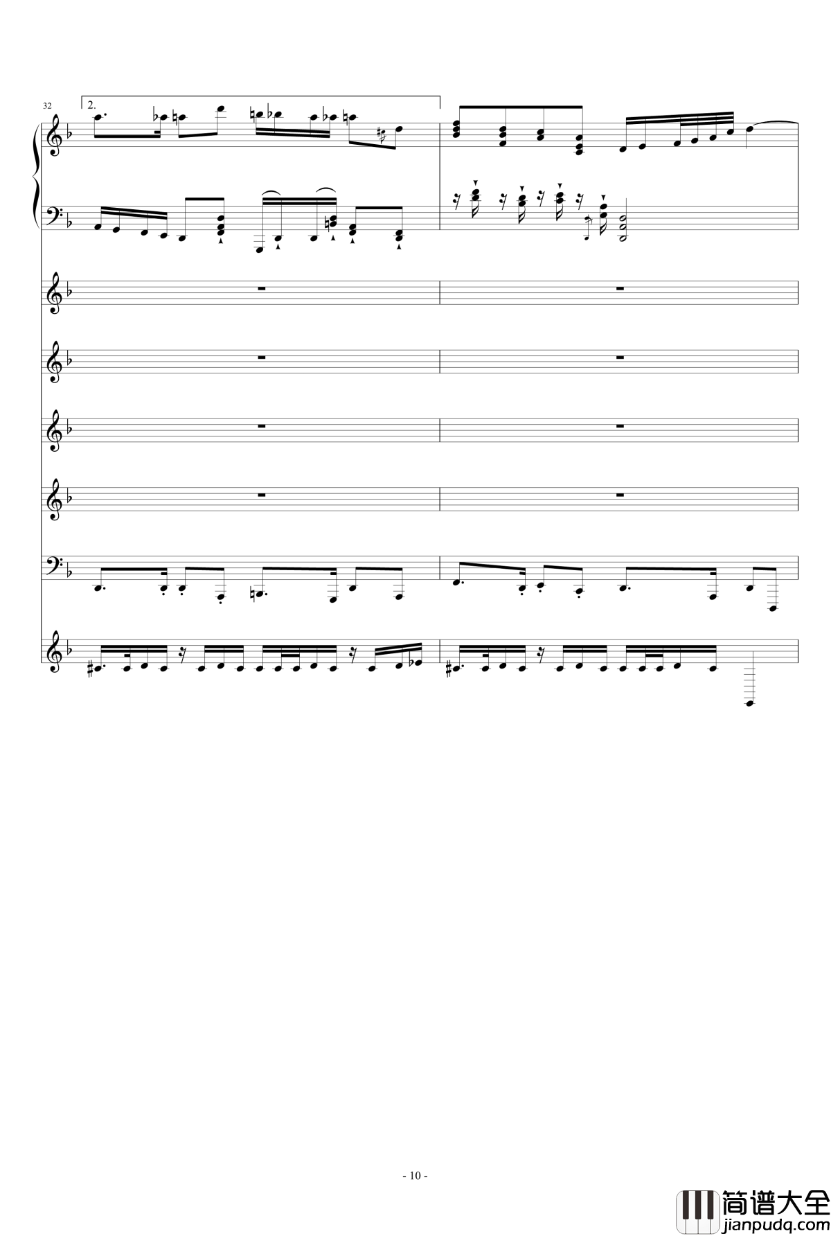 月の六重奏II钢琴谱_airoad