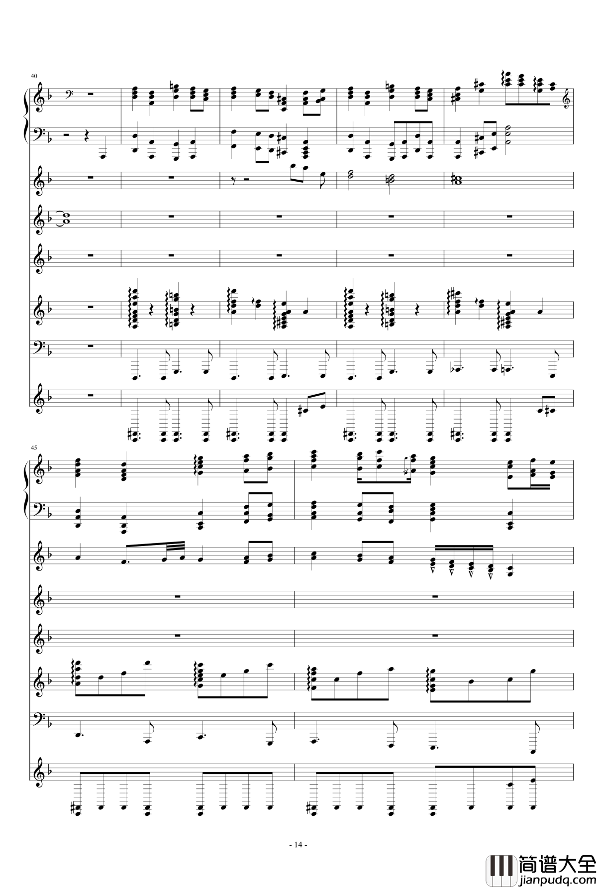 月の六重奏II钢琴谱_airoad