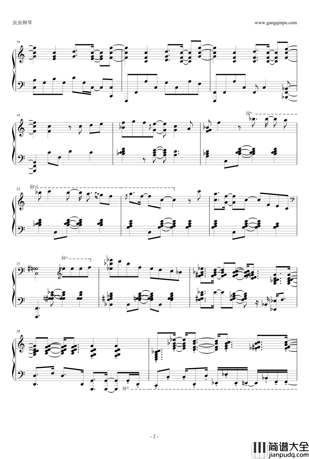 P105_Yamaha_Demo1钢琴谱_综艺其他