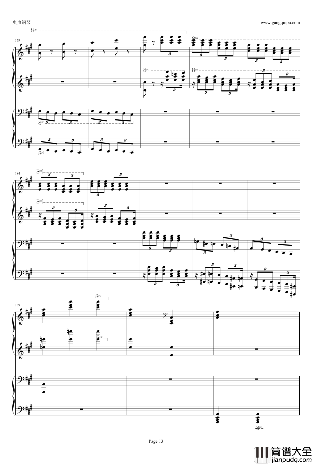 土耳其进行曲四手钢琴谱_李云迪周杰伦版_莫扎特