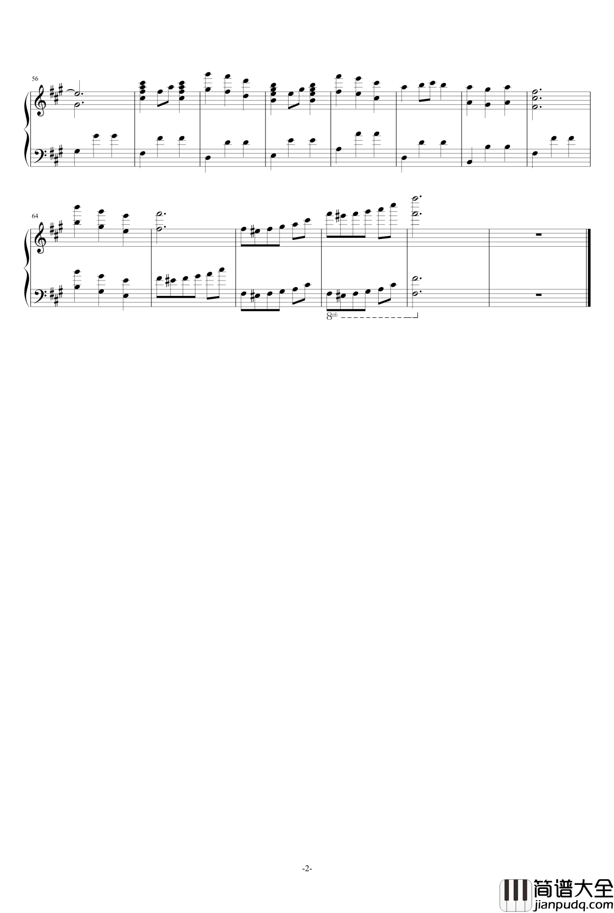 在火焰中钢琴谱_原创钢琴狂奏曲_川崎美和子