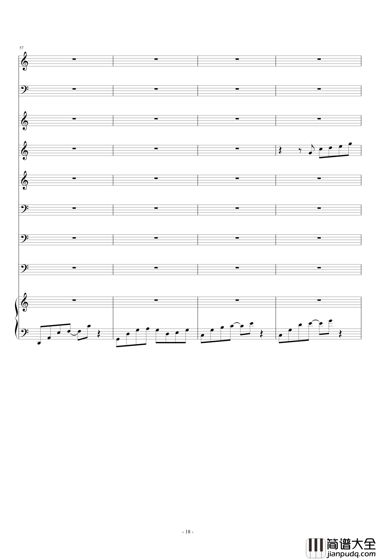 幸福港钢琴谱_Sòrγy