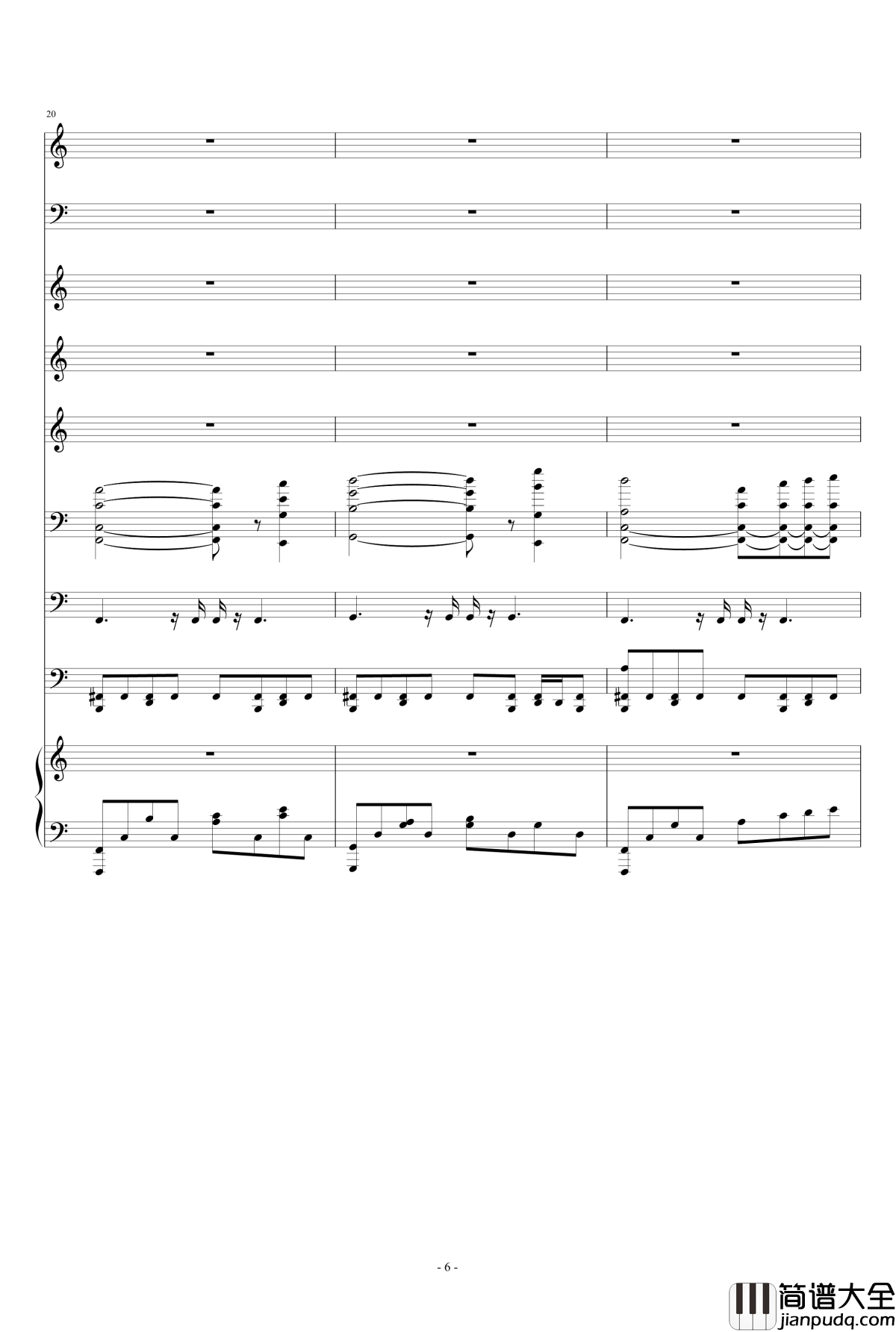 幸福港钢琴谱_Sòrγy