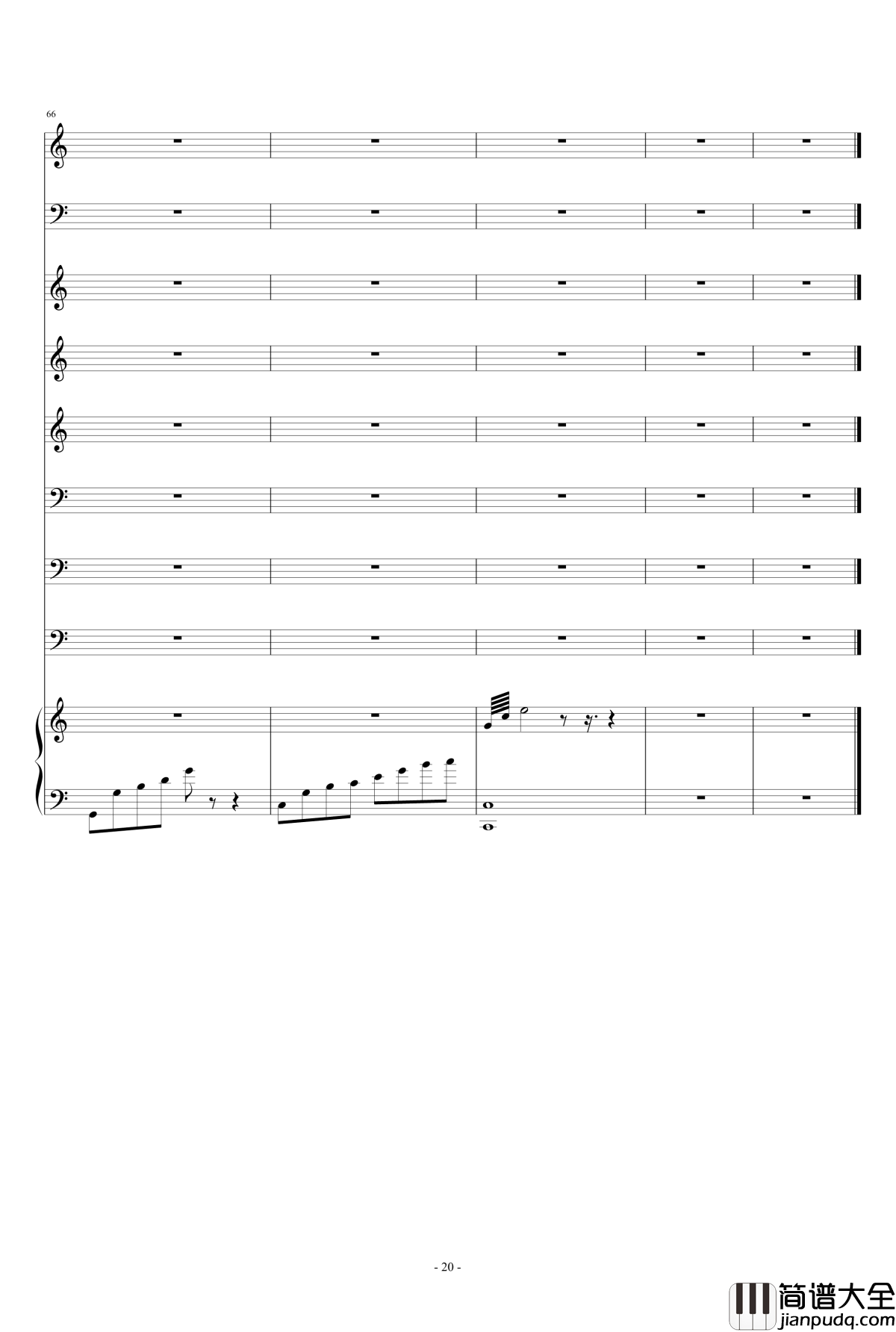 幸福港钢琴谱_Sòrγy