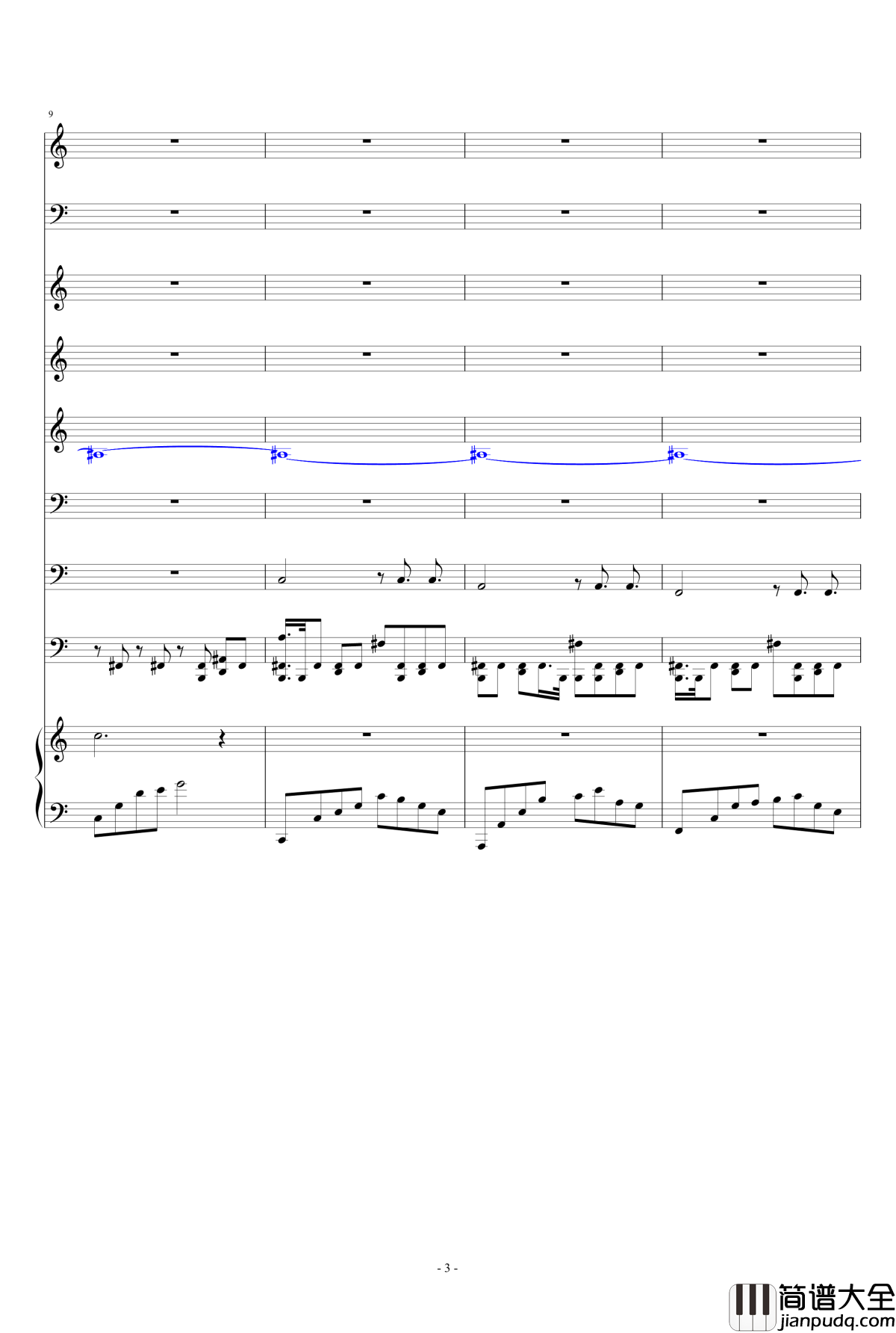 幸福港钢琴谱_Sòrγy