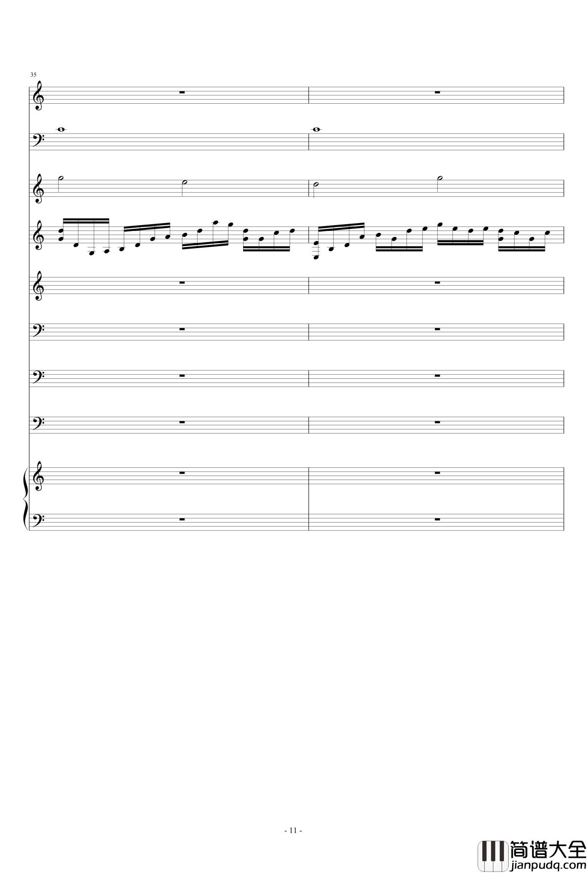 幸福港钢琴谱_Sòrγy