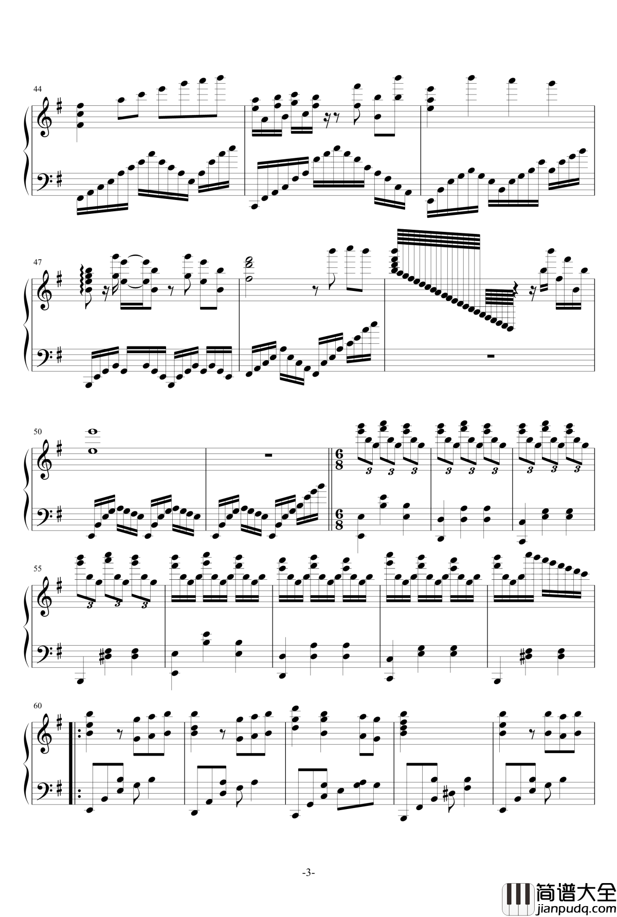 逝去是为了重生钢琴谱_原创_凌乱花残