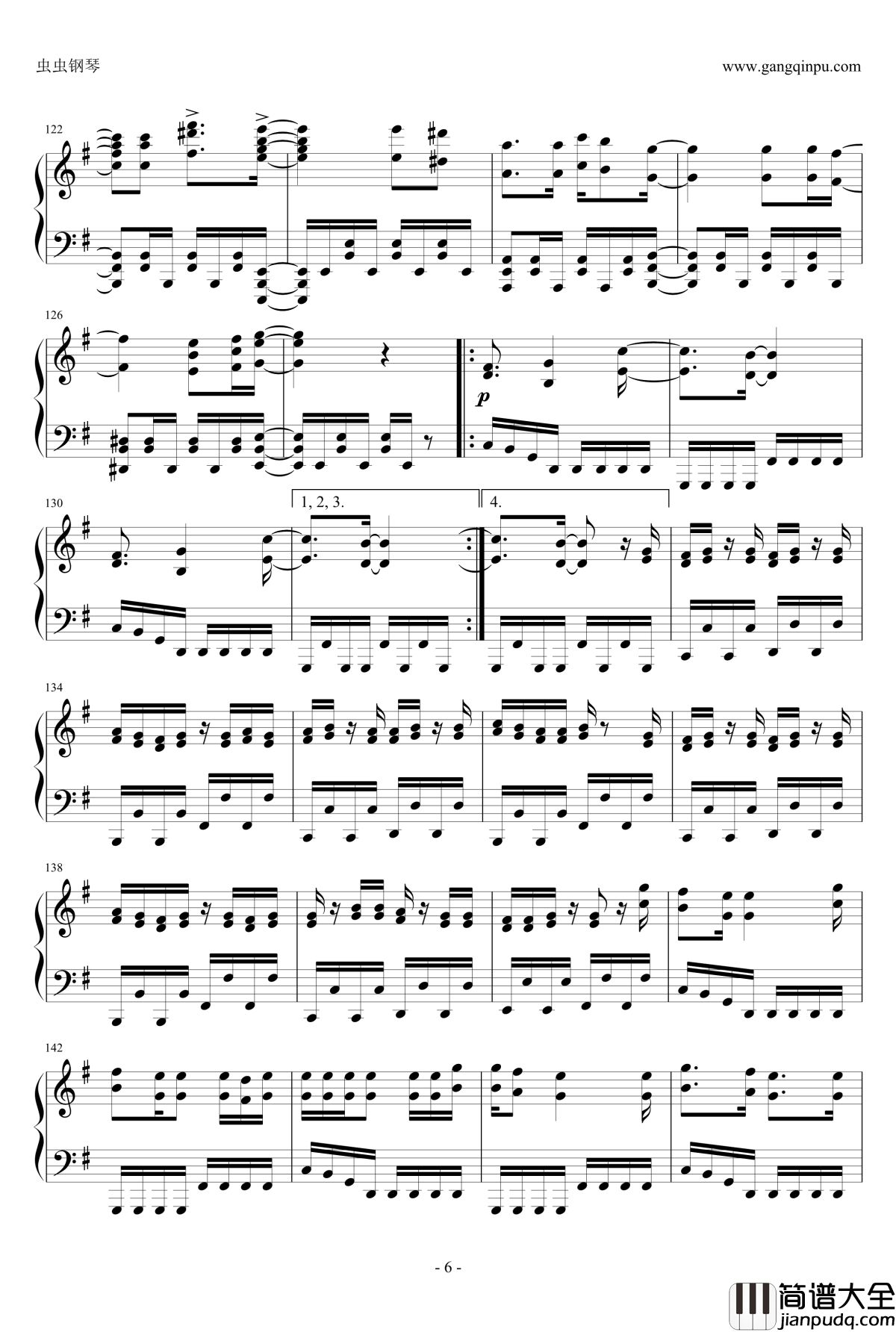 リンネ钢琴谱_piano.ver_ハチ