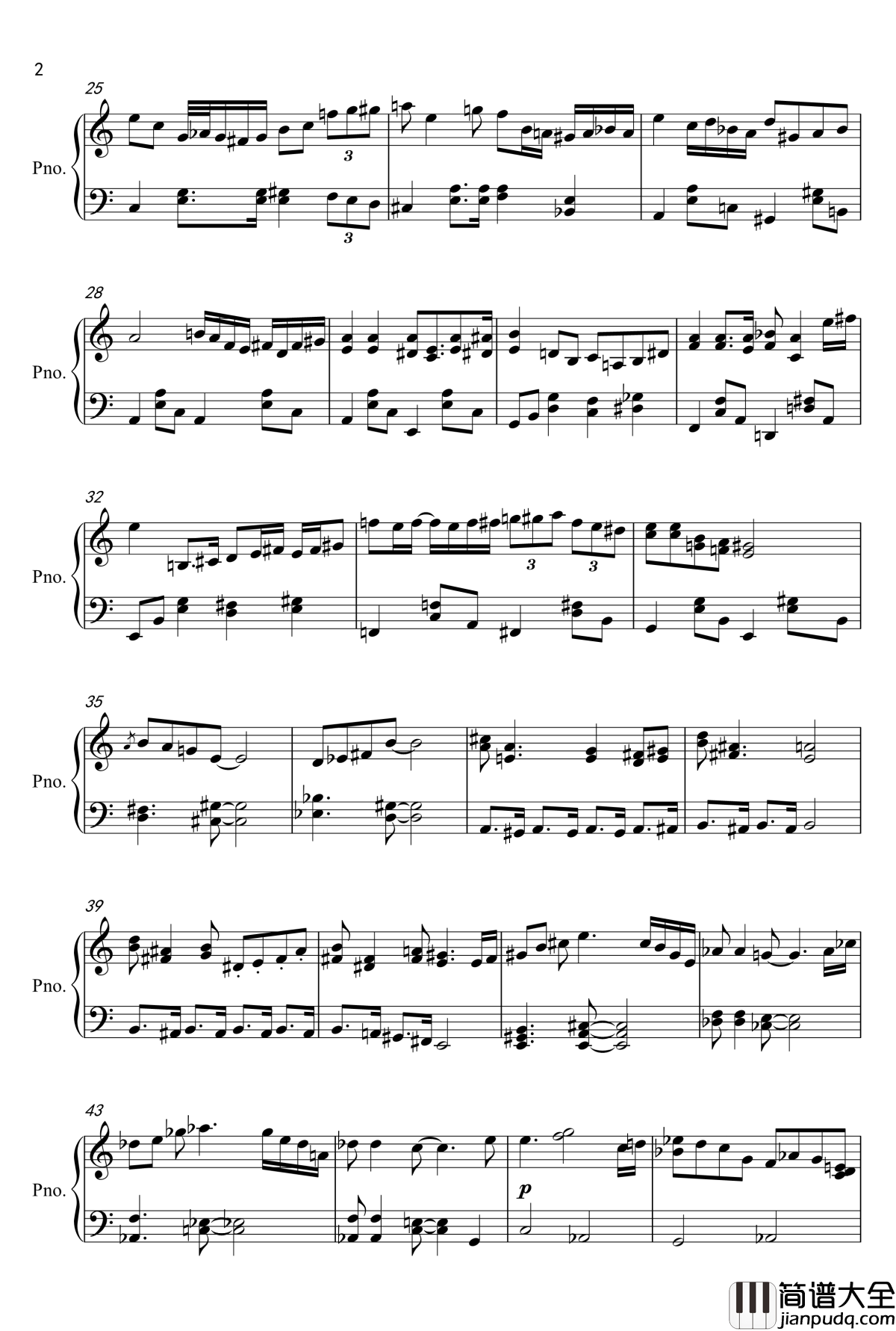 烛光晚餐钢琴谱_prince664592