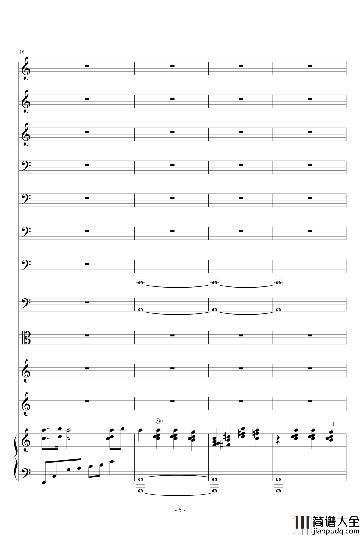 Rei_I钢琴谱_新世纪福音战士