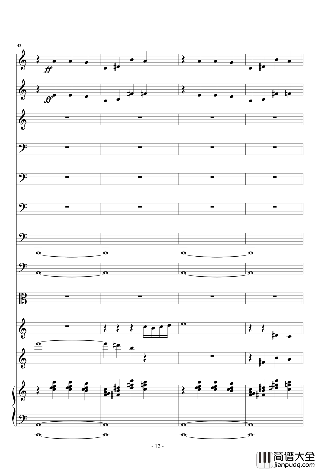 Rei_I钢琴谱_新世纪福音战士