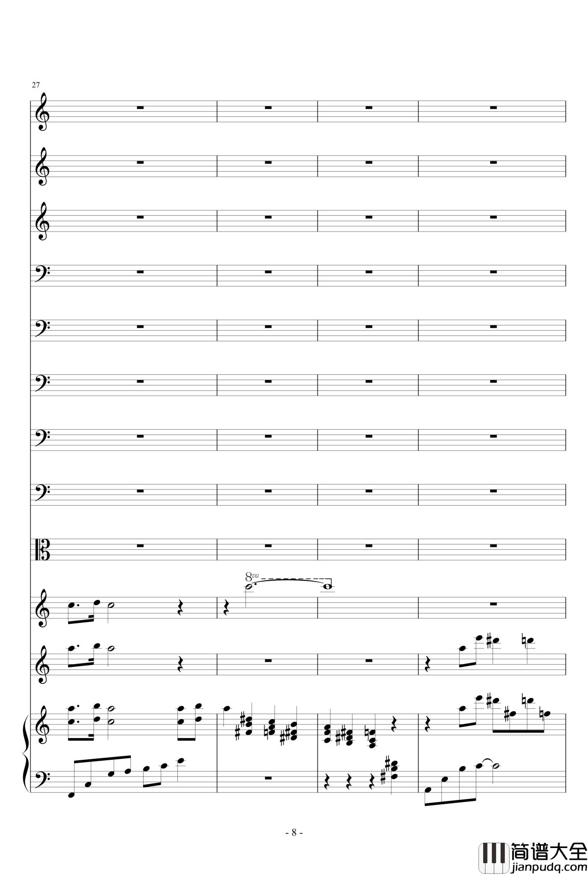 Rei_I钢琴谱_新世纪福音战士