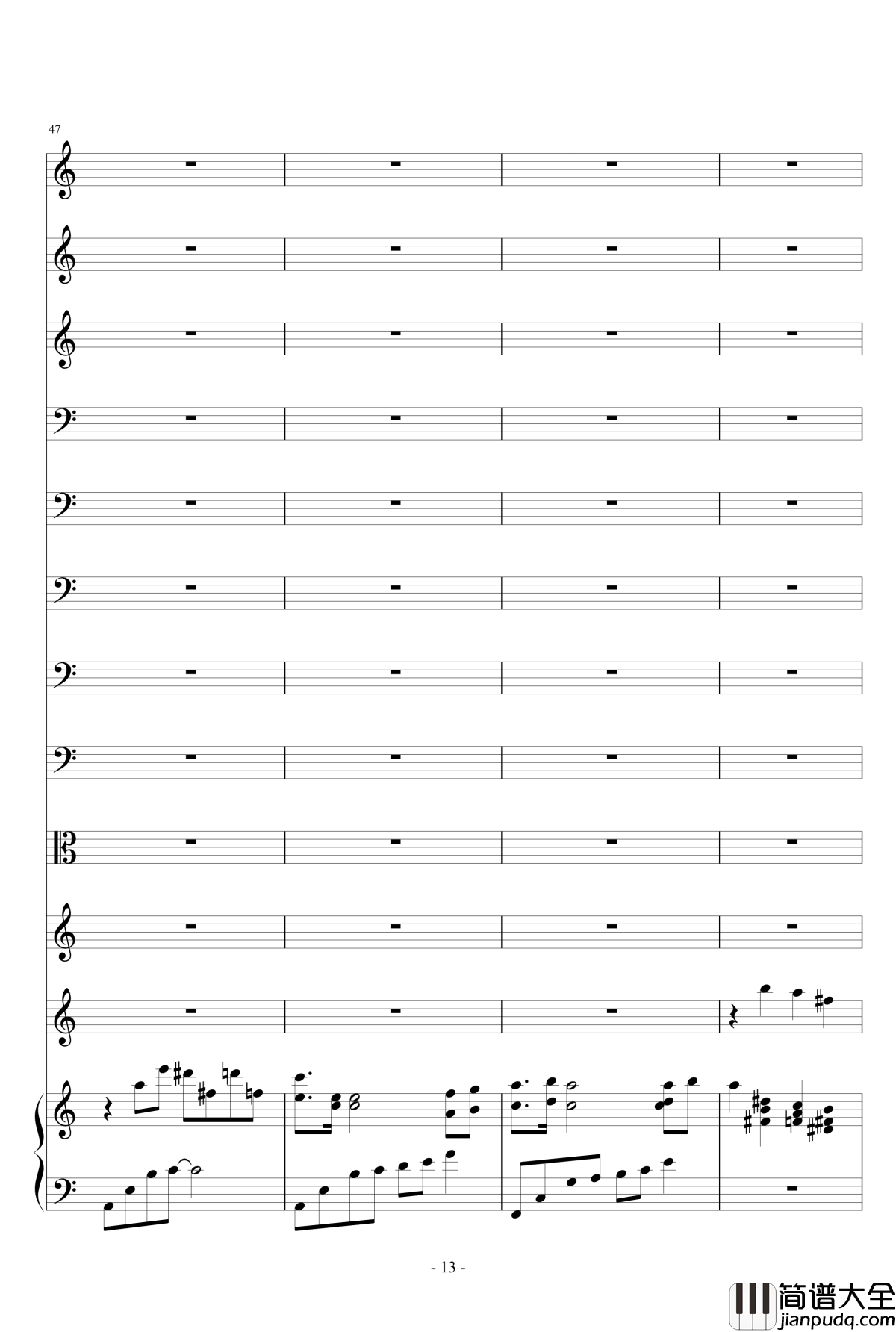 Rei_I钢琴谱_新世纪福音战士