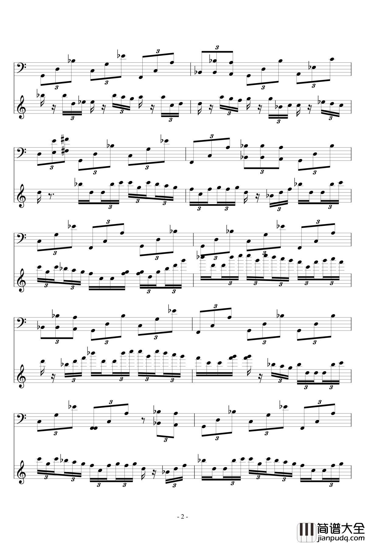 梦中的婚礼钢琴谱_原创改编_mayunlone