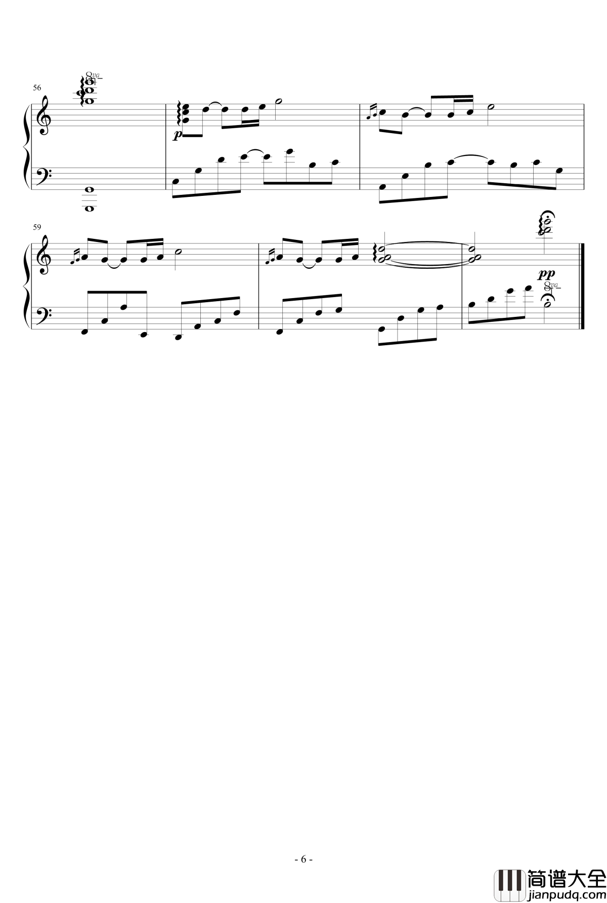 The_tip_of_the_tender钢琴谱_指尖的ゝ温柔