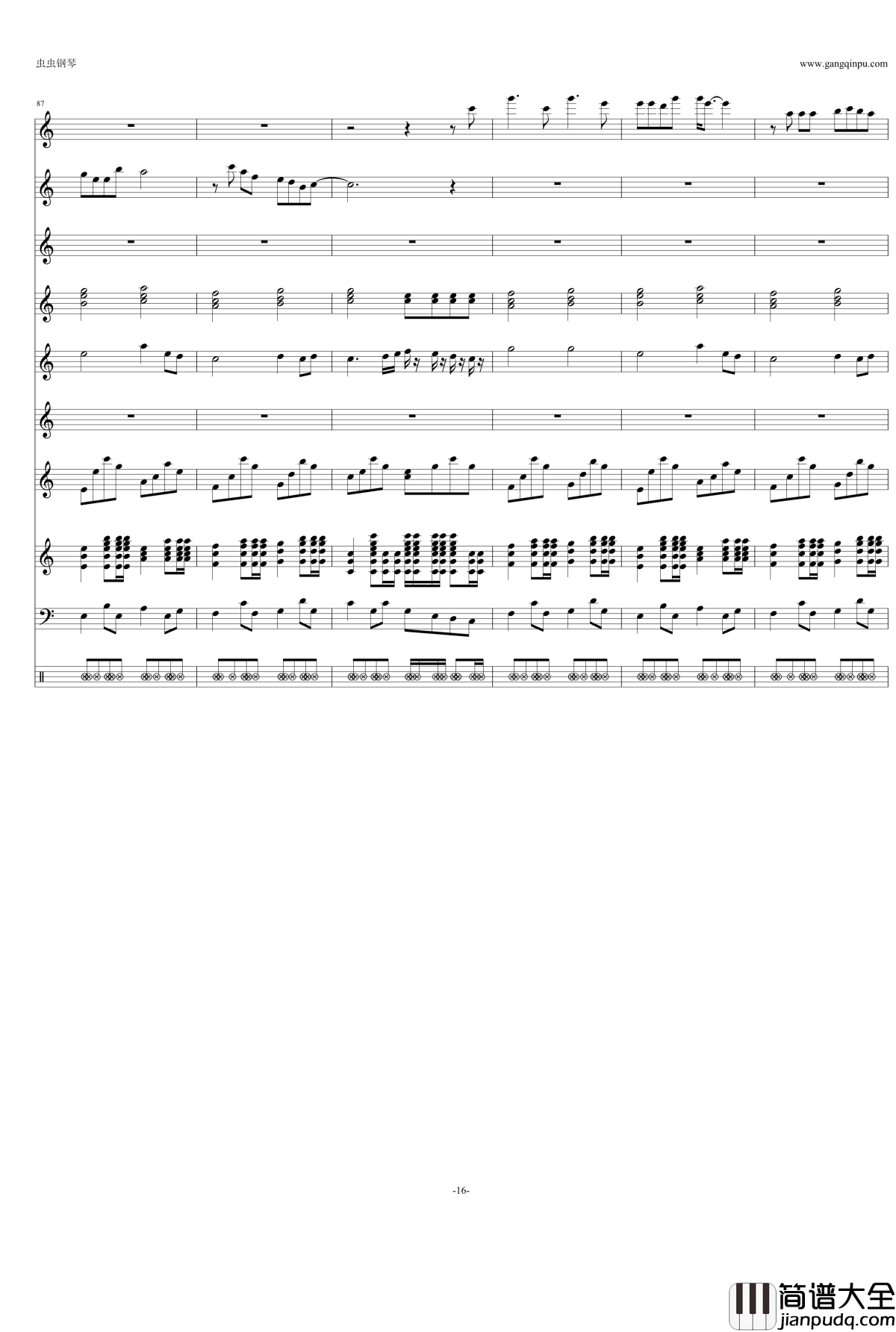 爸爸去哪儿钢琴谱_C大调_爸爸去哪