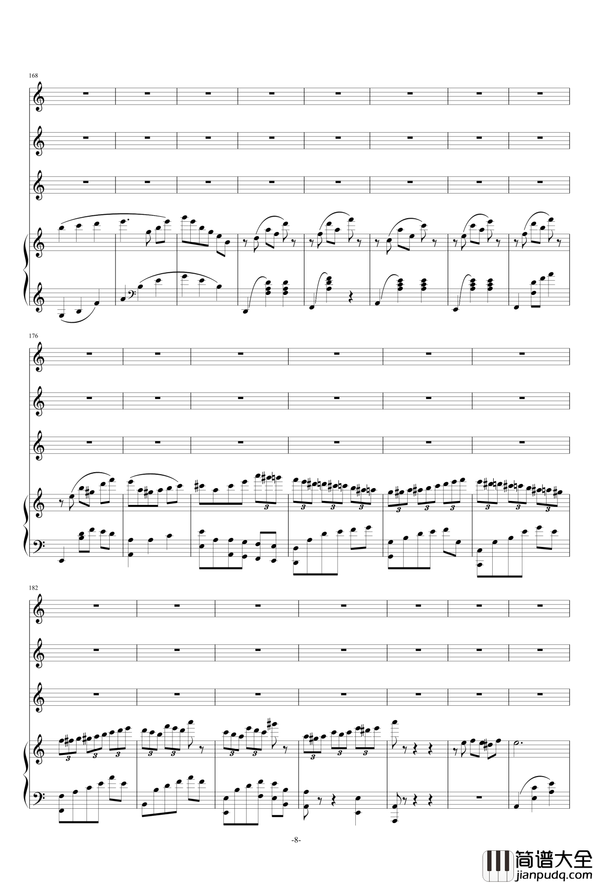 往往钢琴谱_Ku.Klux.Klan