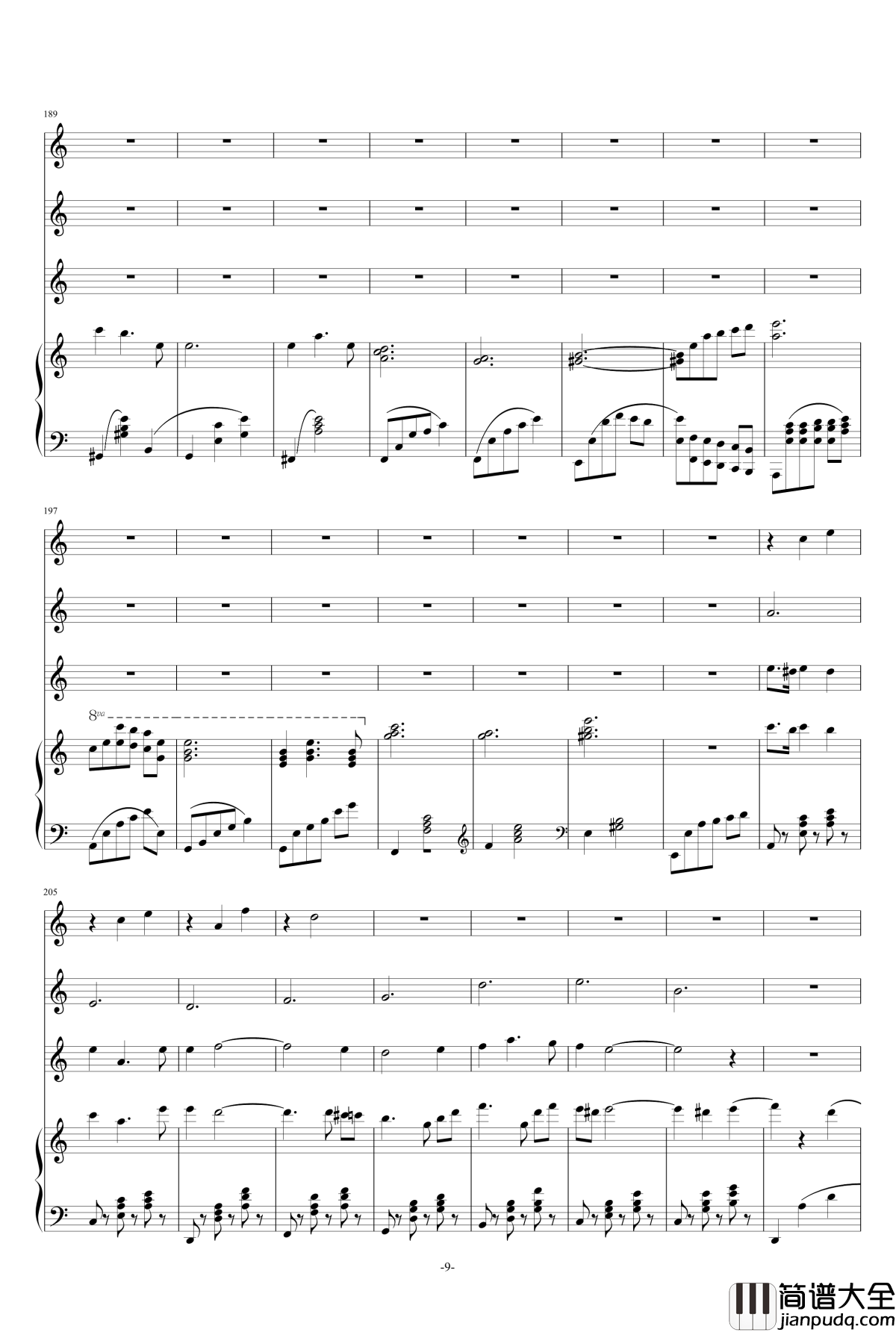 往往钢琴谱_Ku.Klux.Klan