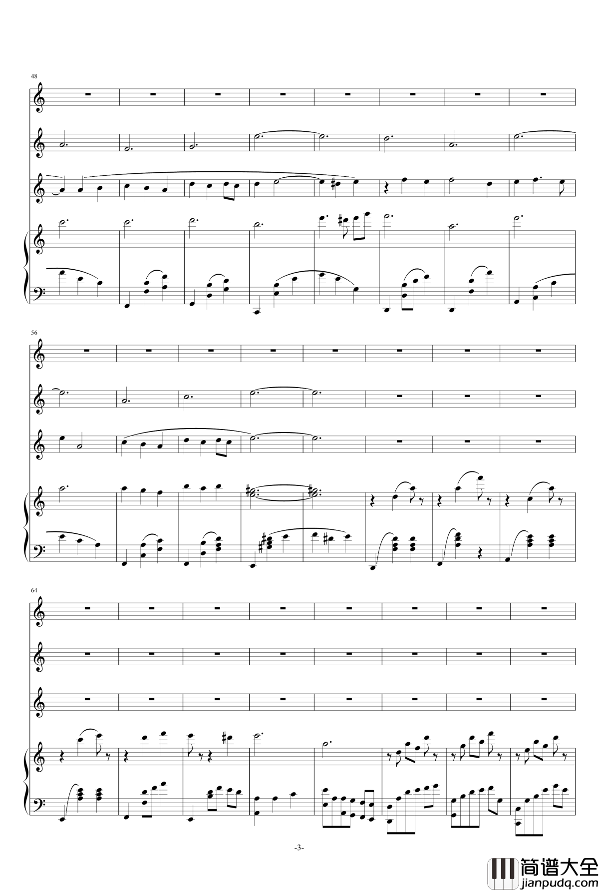 往往钢琴谱_Ku.Klux.Klan