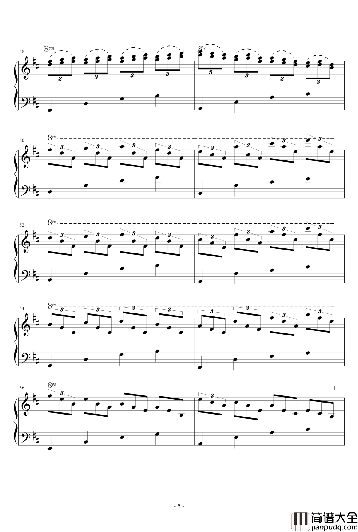 Leisure_Time钢琴谱_指尖的ゝ温柔