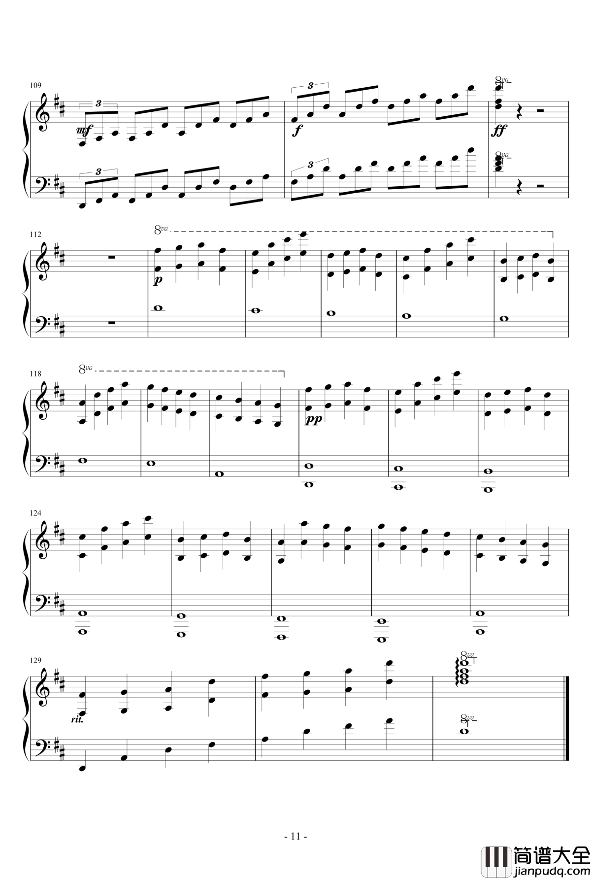 Leisure_Time钢琴谱_指尖的ゝ温柔