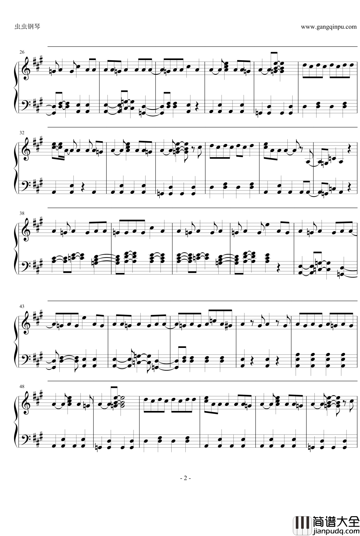 T.W.L钢琴谱_関ジャニ∞