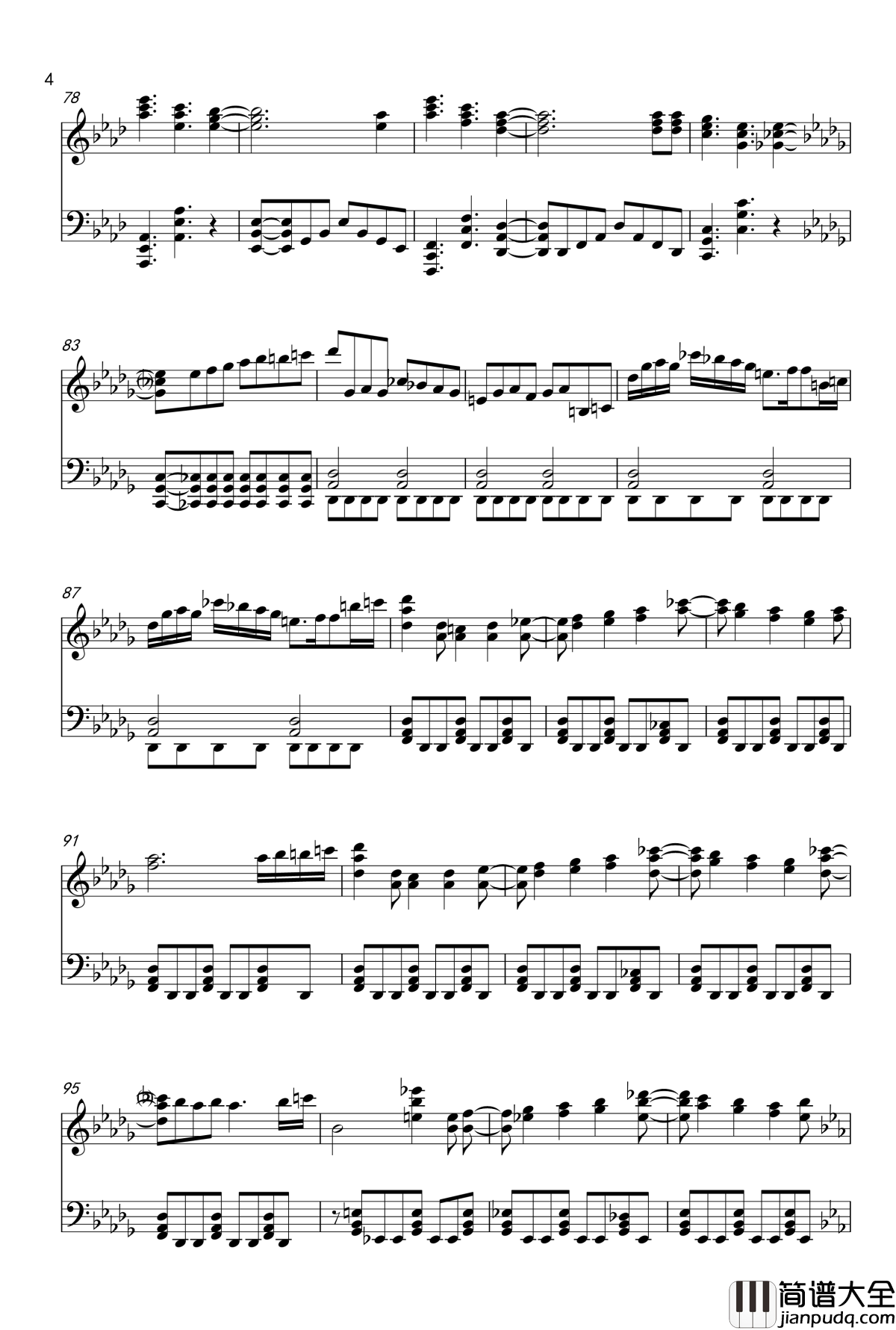 Let_it_go钢琴谱_Frozen_冰雪奇缘_娜娜