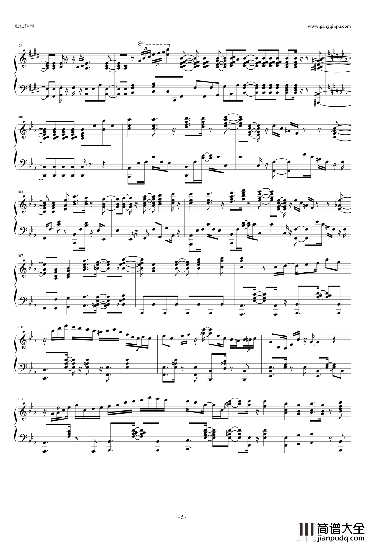 Brand_New_Wings钢琴谱_独奏_押尾桑