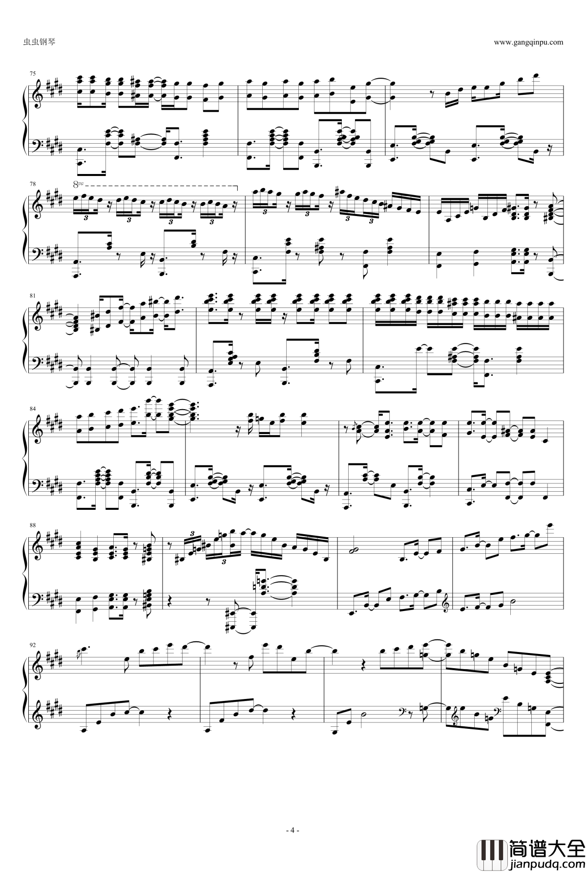 Brand_New_Wings钢琴谱_独奏_押尾桑