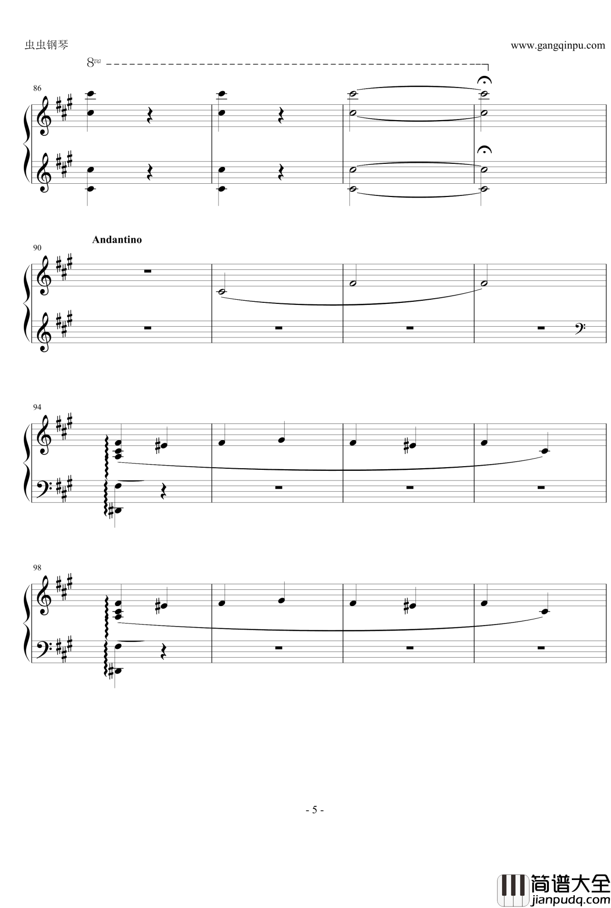 恰尔达什舞曲Csardas钢琴谱_李斯特