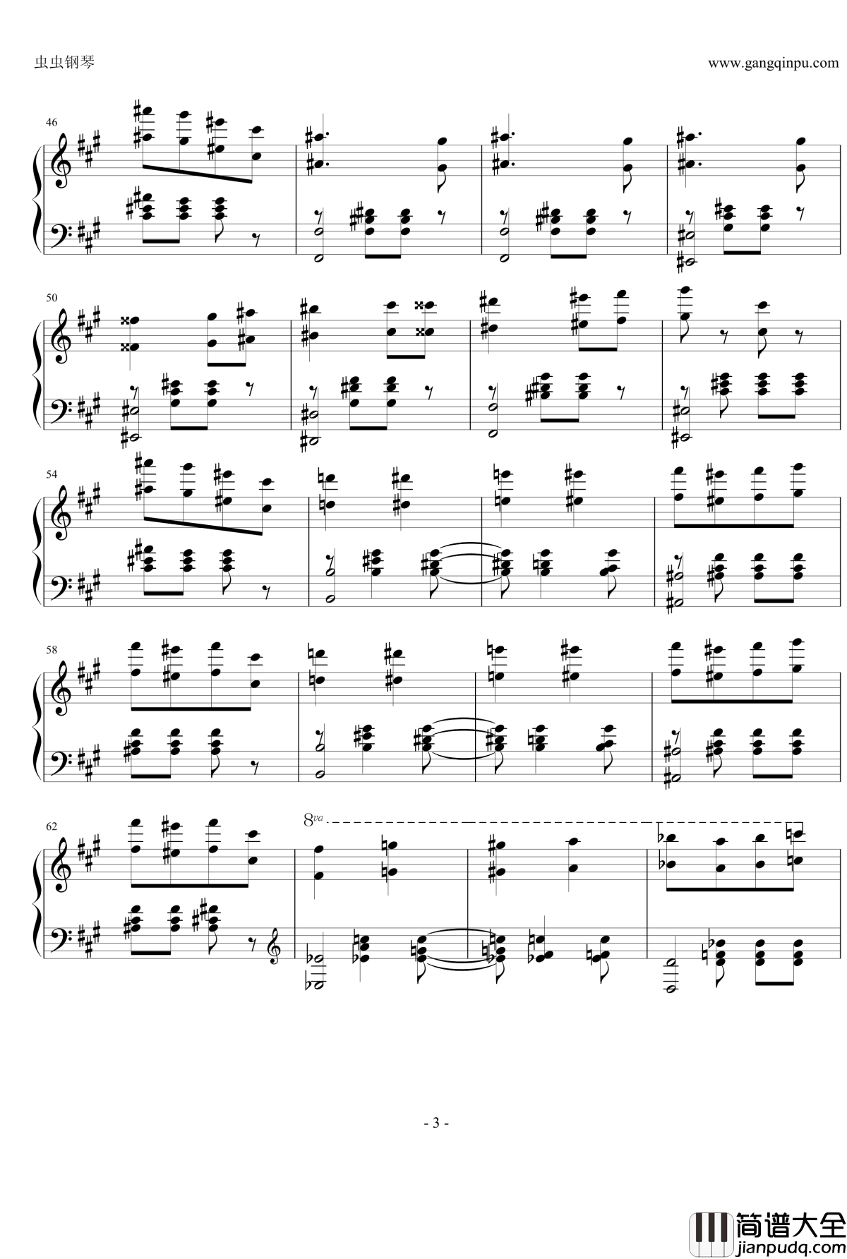 恰尔达什舞曲Csardas钢琴谱_李斯特