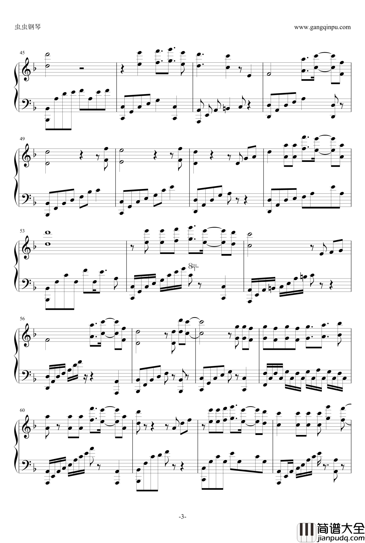 时间都去哪儿了钢琴谱_春晚独奏版_王铮亮