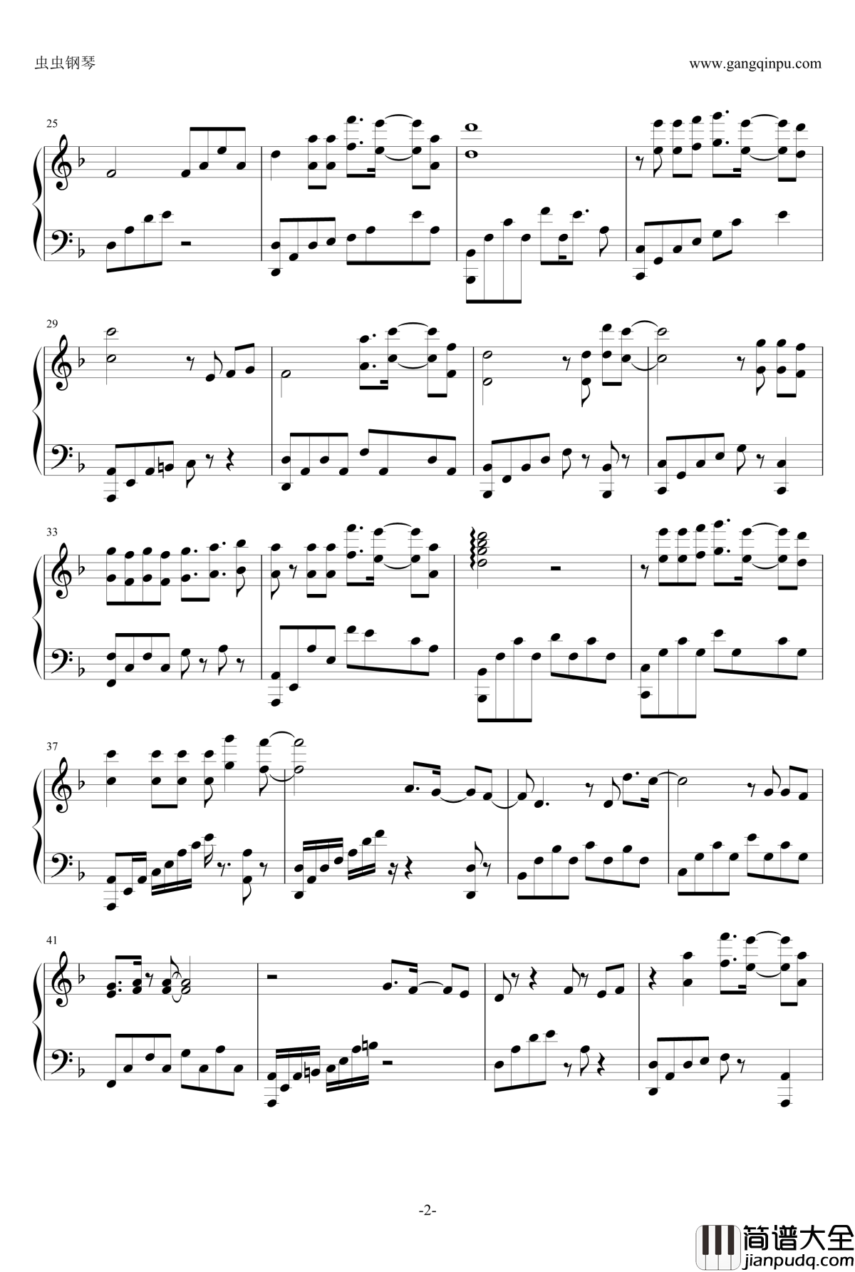 时间都去哪儿了钢琴谱_春晚独奏版_王铮亮