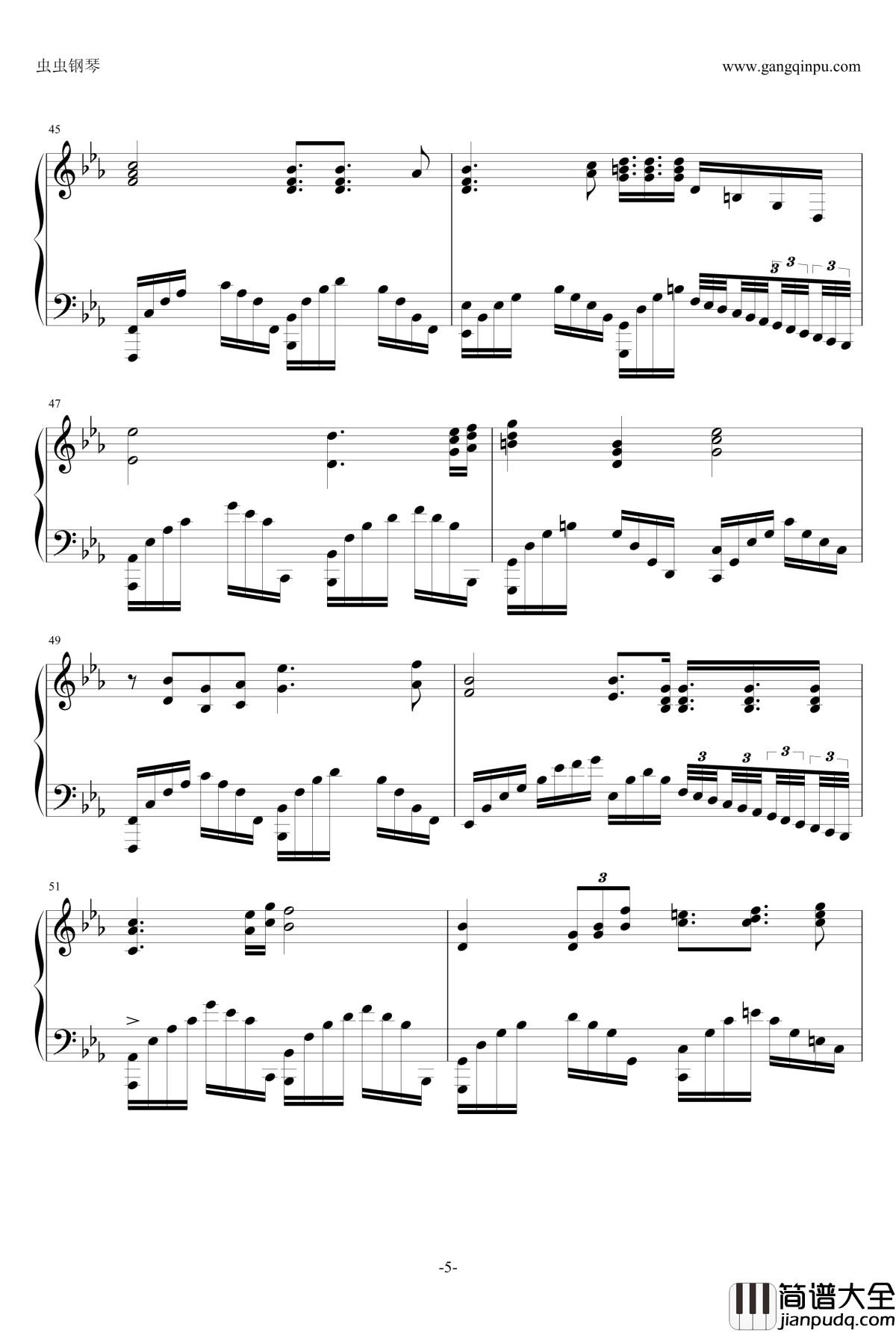 一眼万年钢琴谱_忧伤歌声_S.H.E