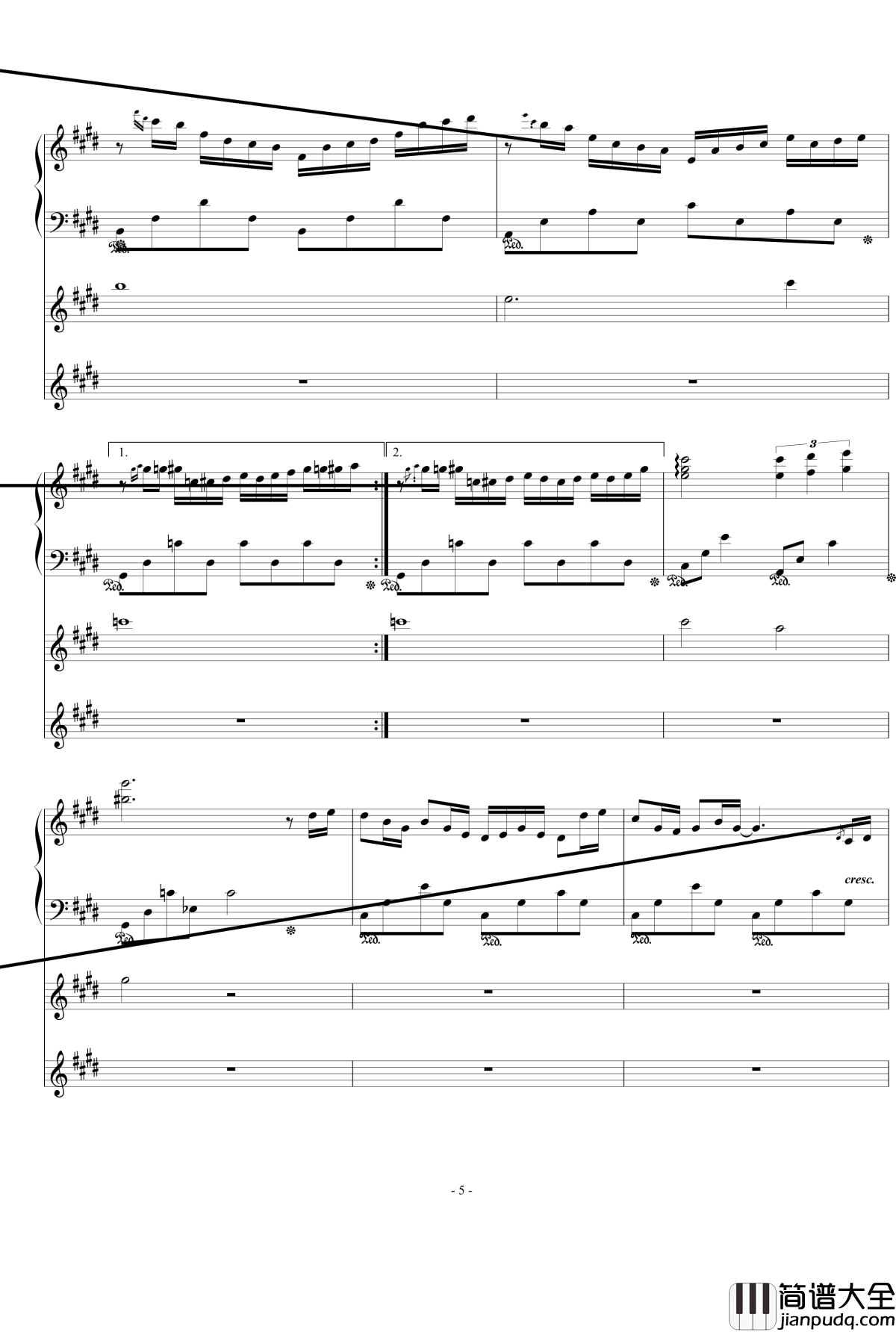 Night_Sky钢琴谱_2013_10_Remade_Ku.Klux.Klan