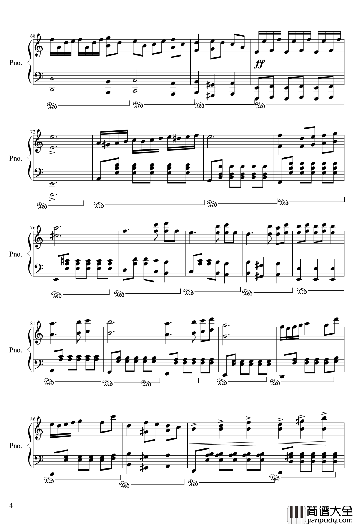 来自星星的你BGM_3钢琴谱_tears_in_minuet