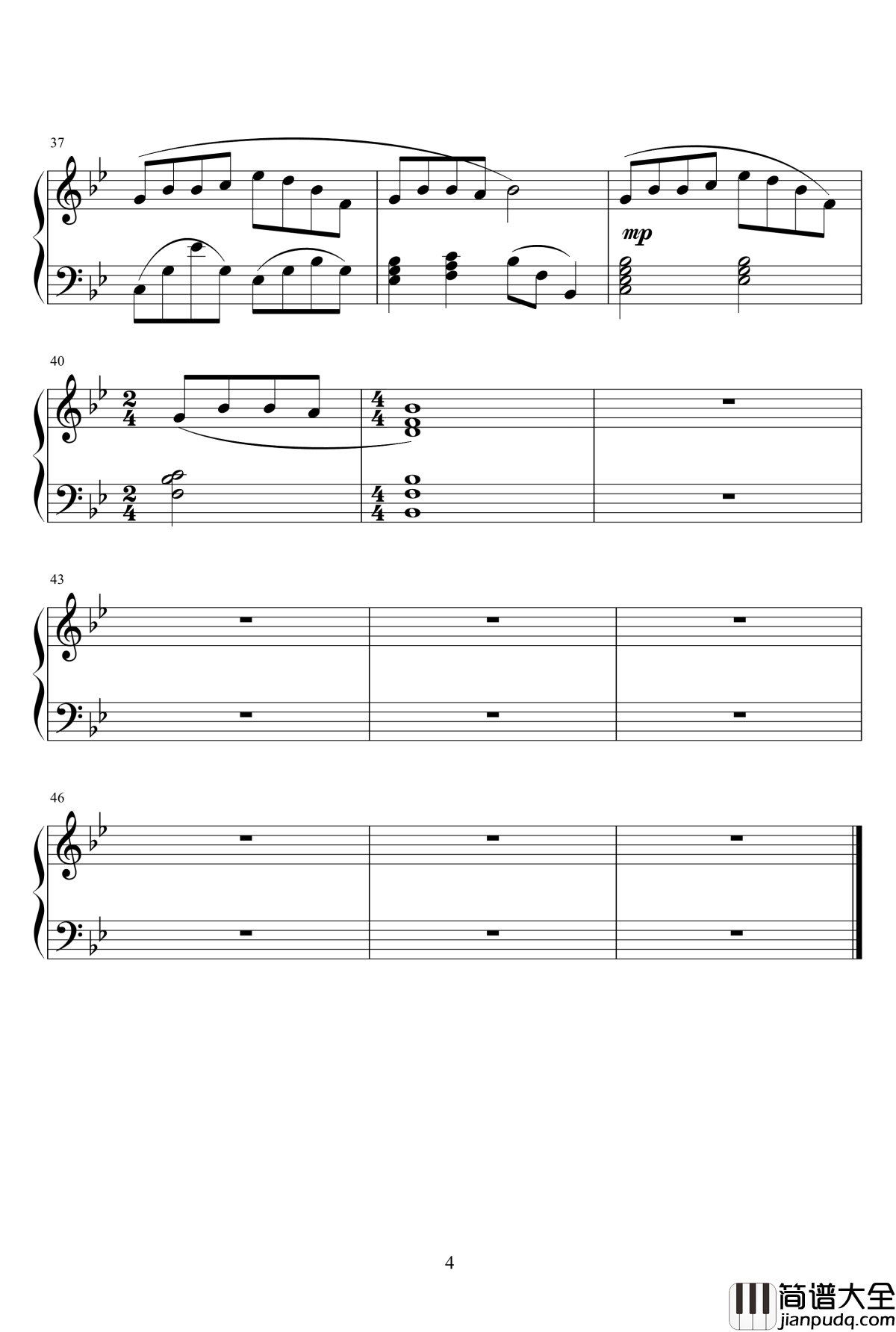 永远的画面钢琴谱_张惠妹