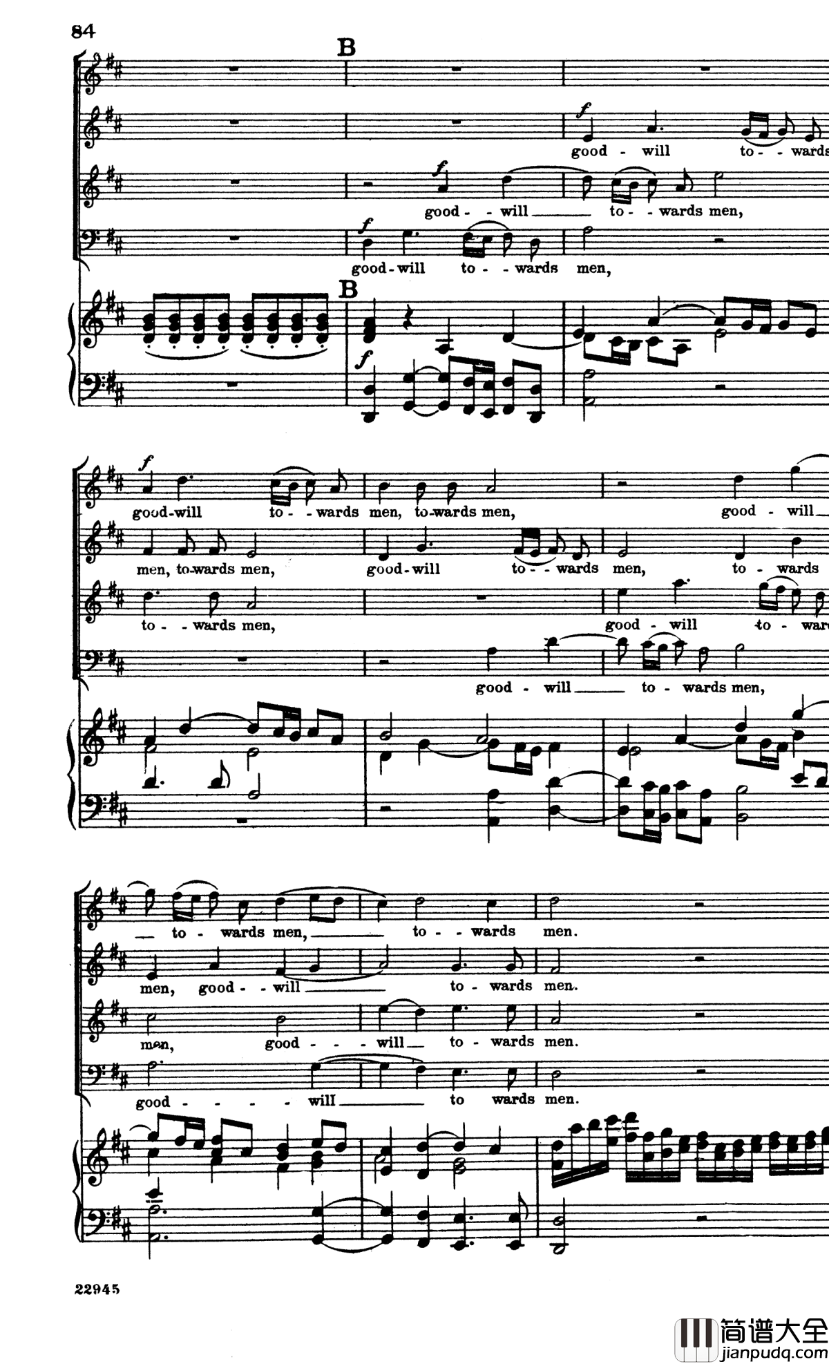 Glory_to_God_in_the_highest钢琴谱_Handel